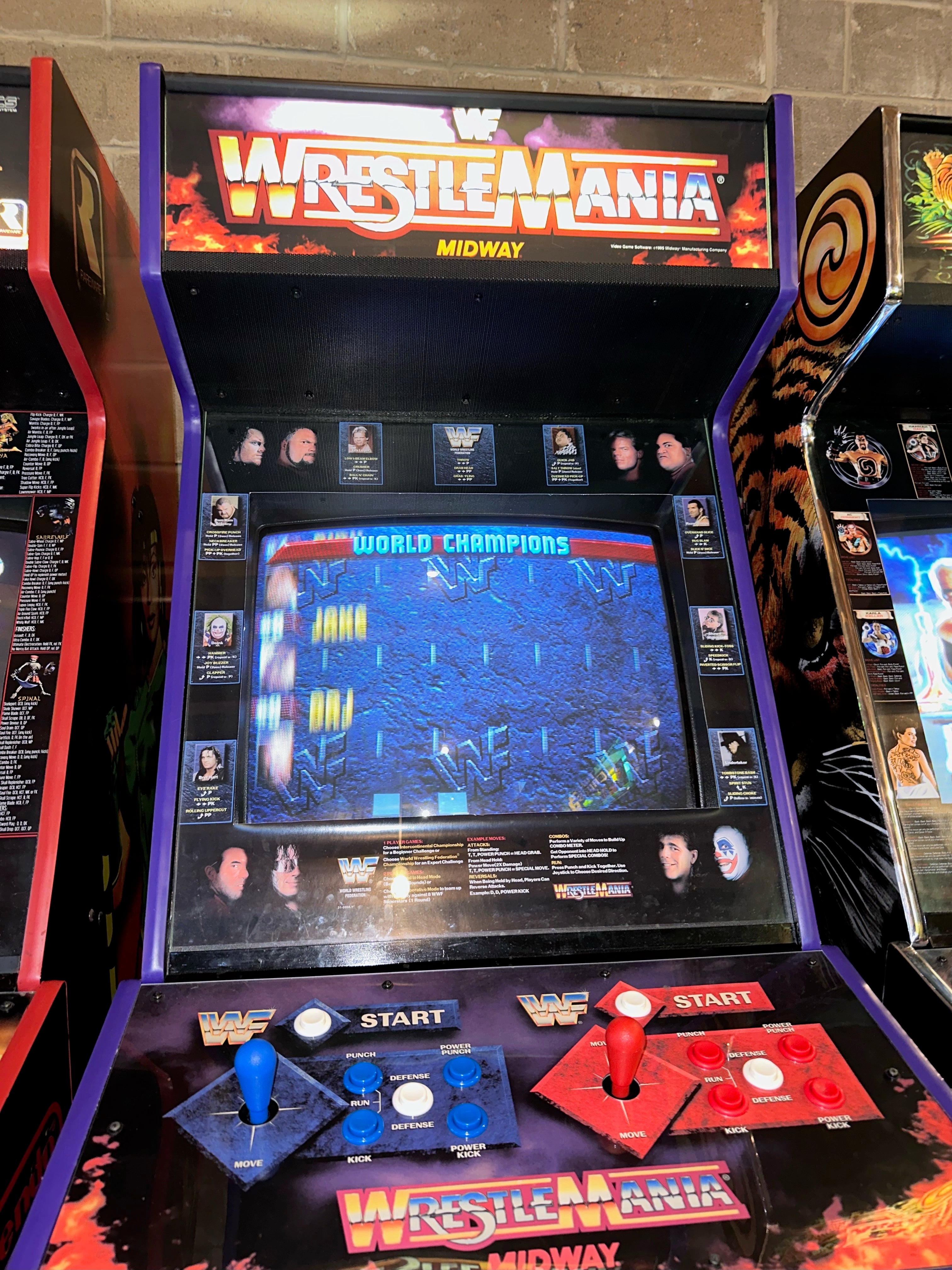 Bisel de lista de movimientos de Wrestlemania