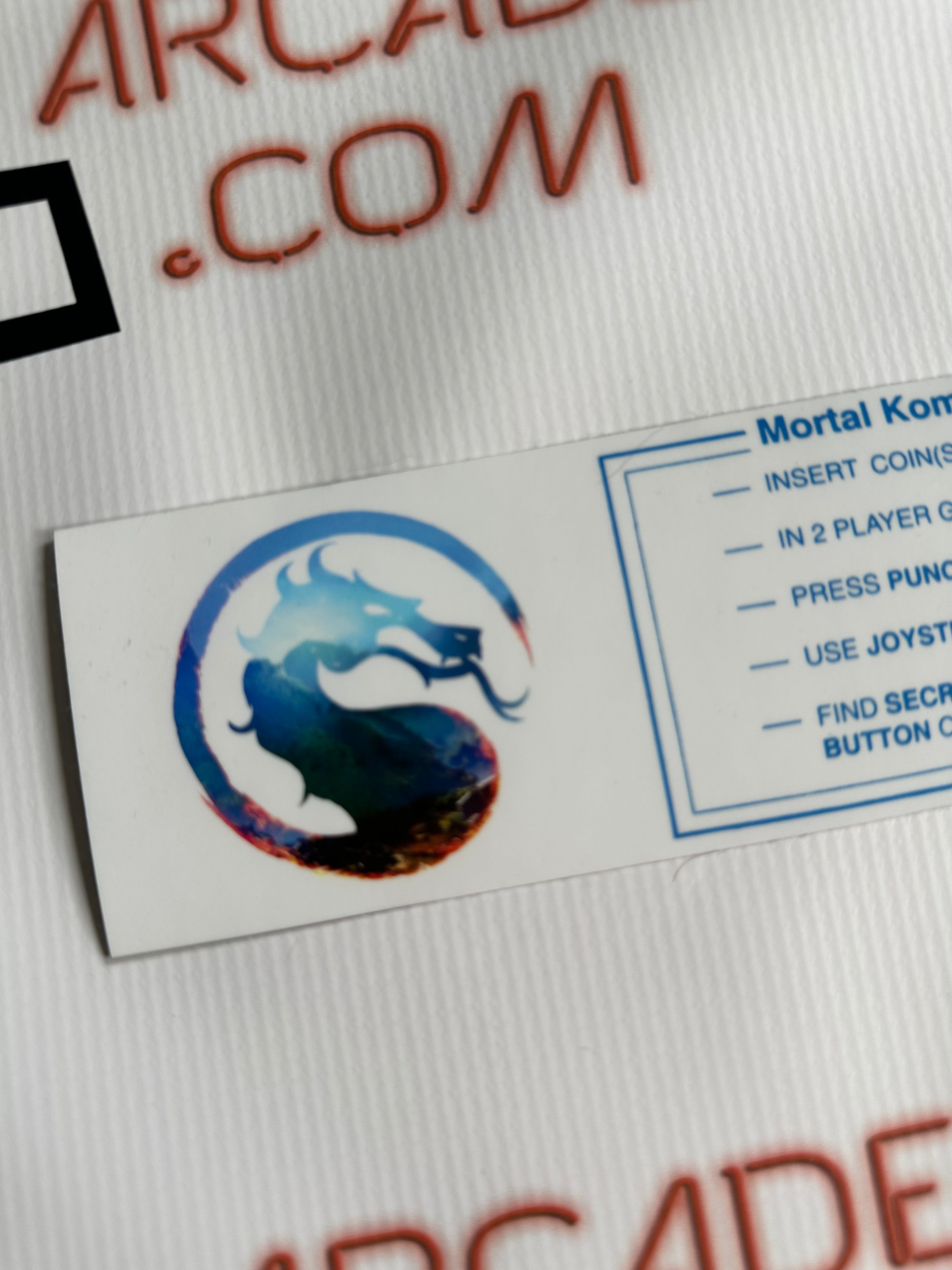 Carte d'instructions de Mortal Kombat 1 2023
