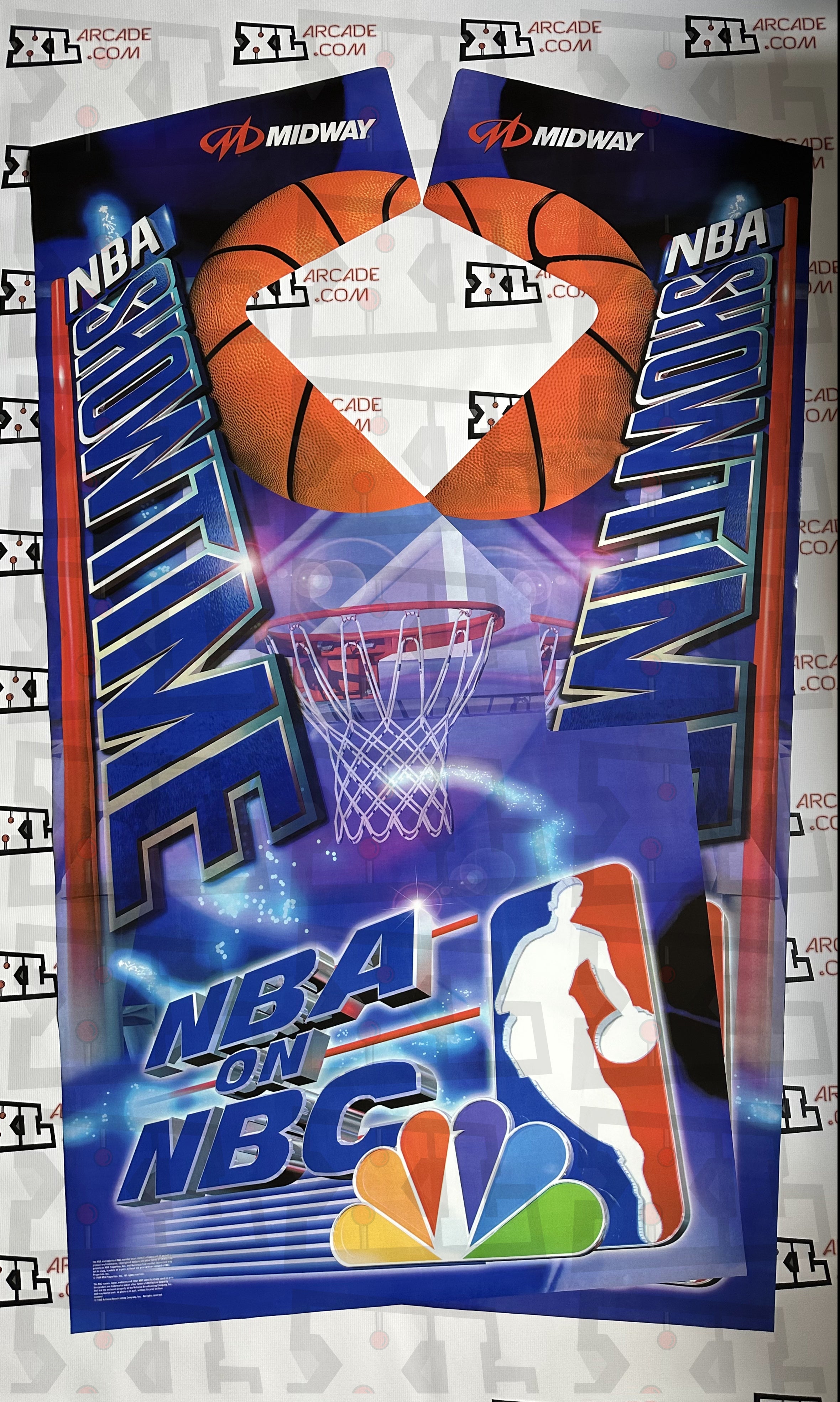NBA Showtime NBA on NBC Side Art