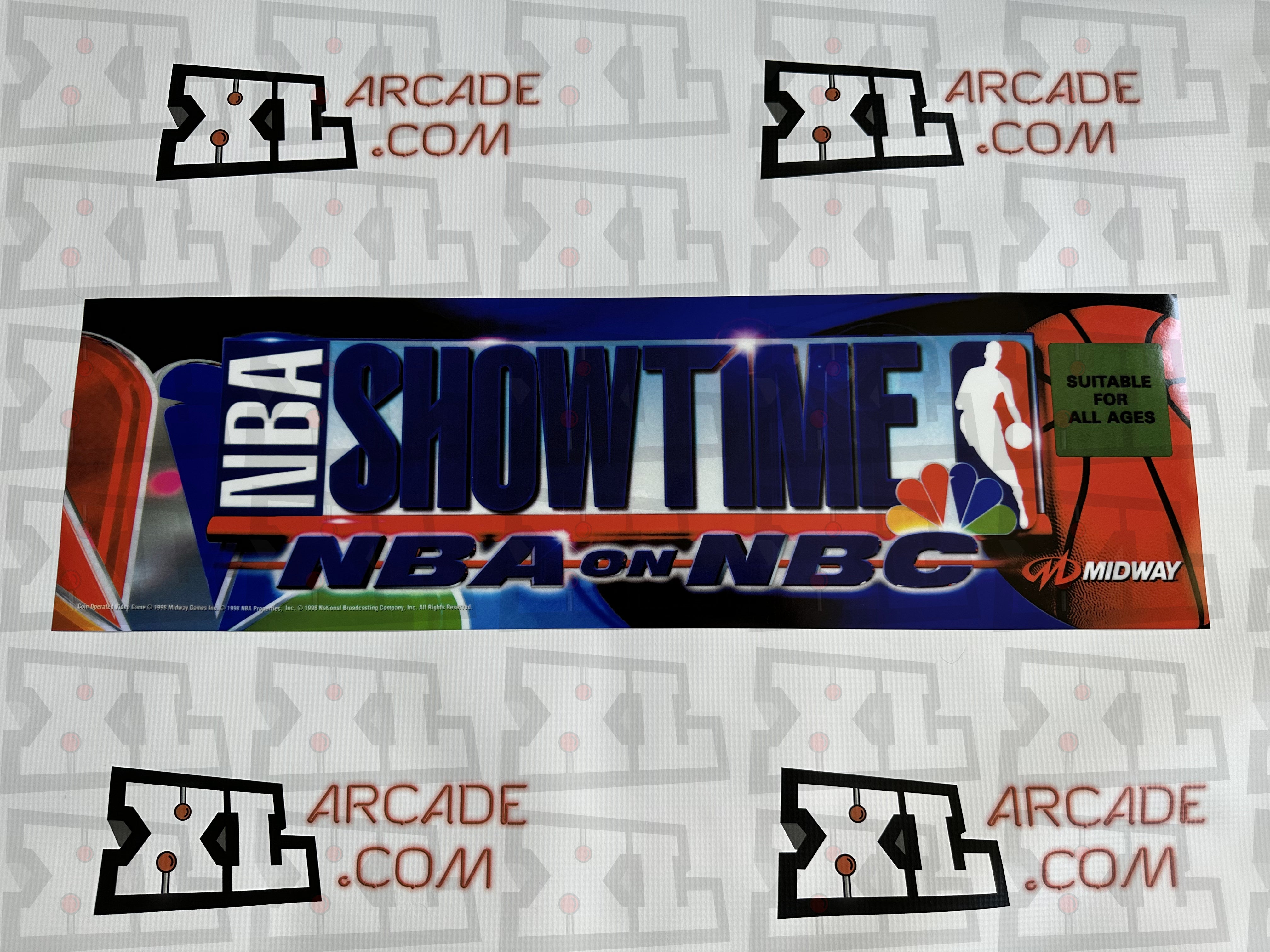 NBA Showtime NBA en NBC Kit de arte completo