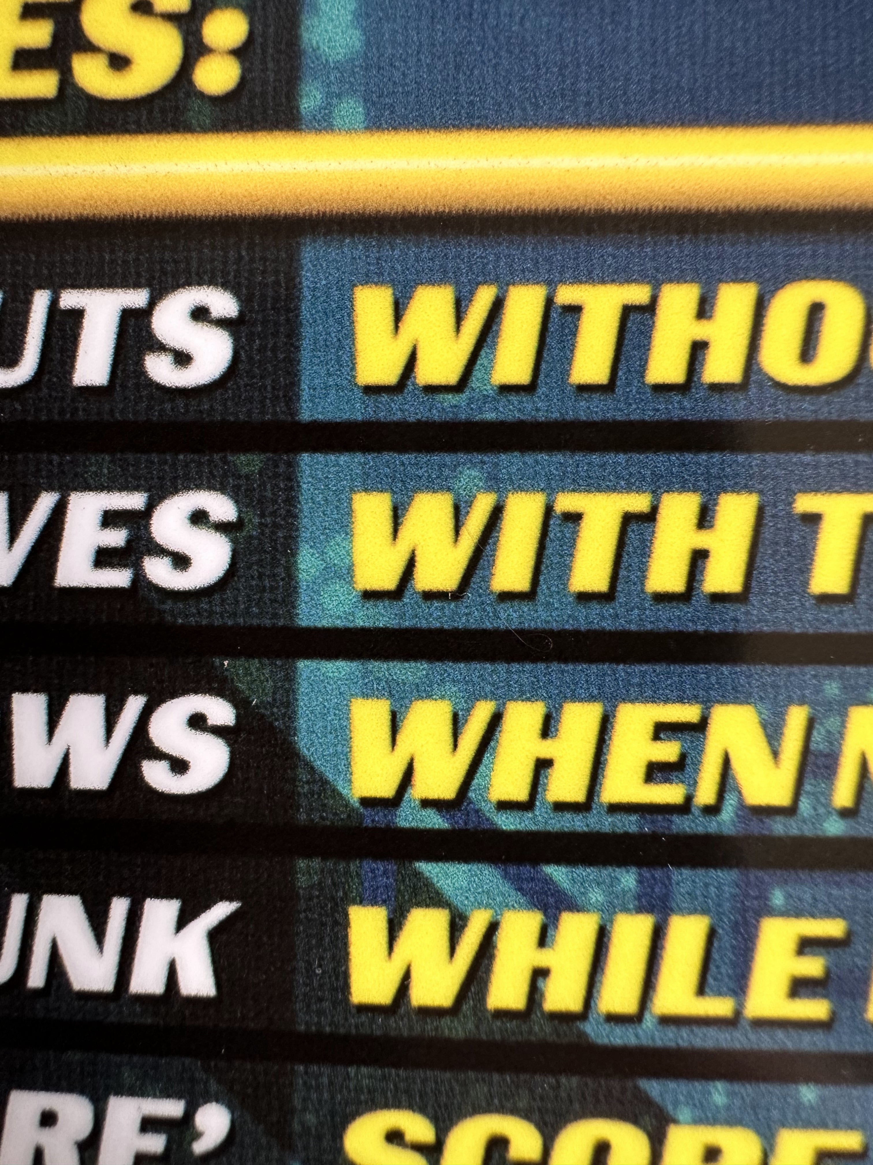 NBA Showtime NBA en NBC Kit de arte completo