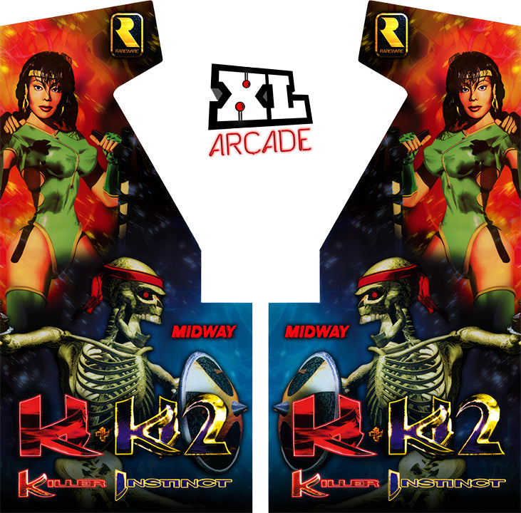 Illustrations latérales combinées Killer Instinct 1 et 2