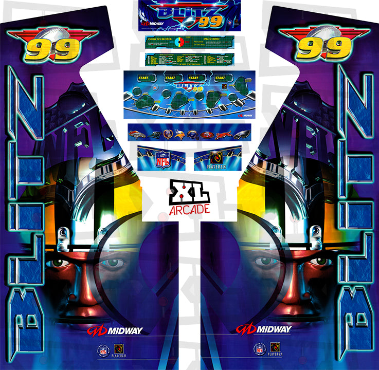 Kit artistique complet NFL Blitz 99