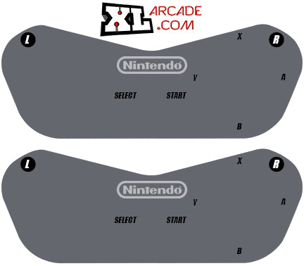 Superposition de la manette de la Nintendo Super System