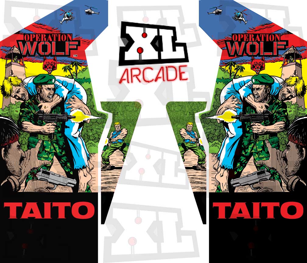 Operation Wolf Side Art