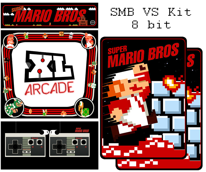 Super Mario Bros 8bit Complete Art Kit