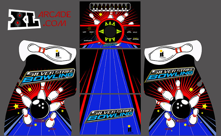 Silver Strike Bowling Pedestal Art Kit