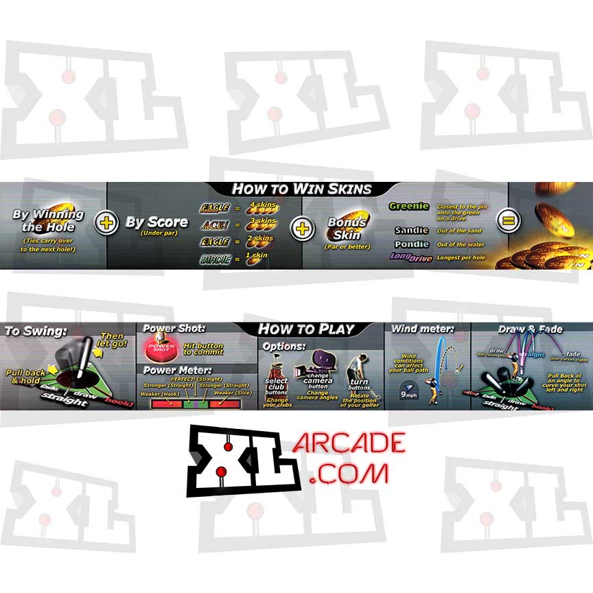 Skins Game Instruction Cards