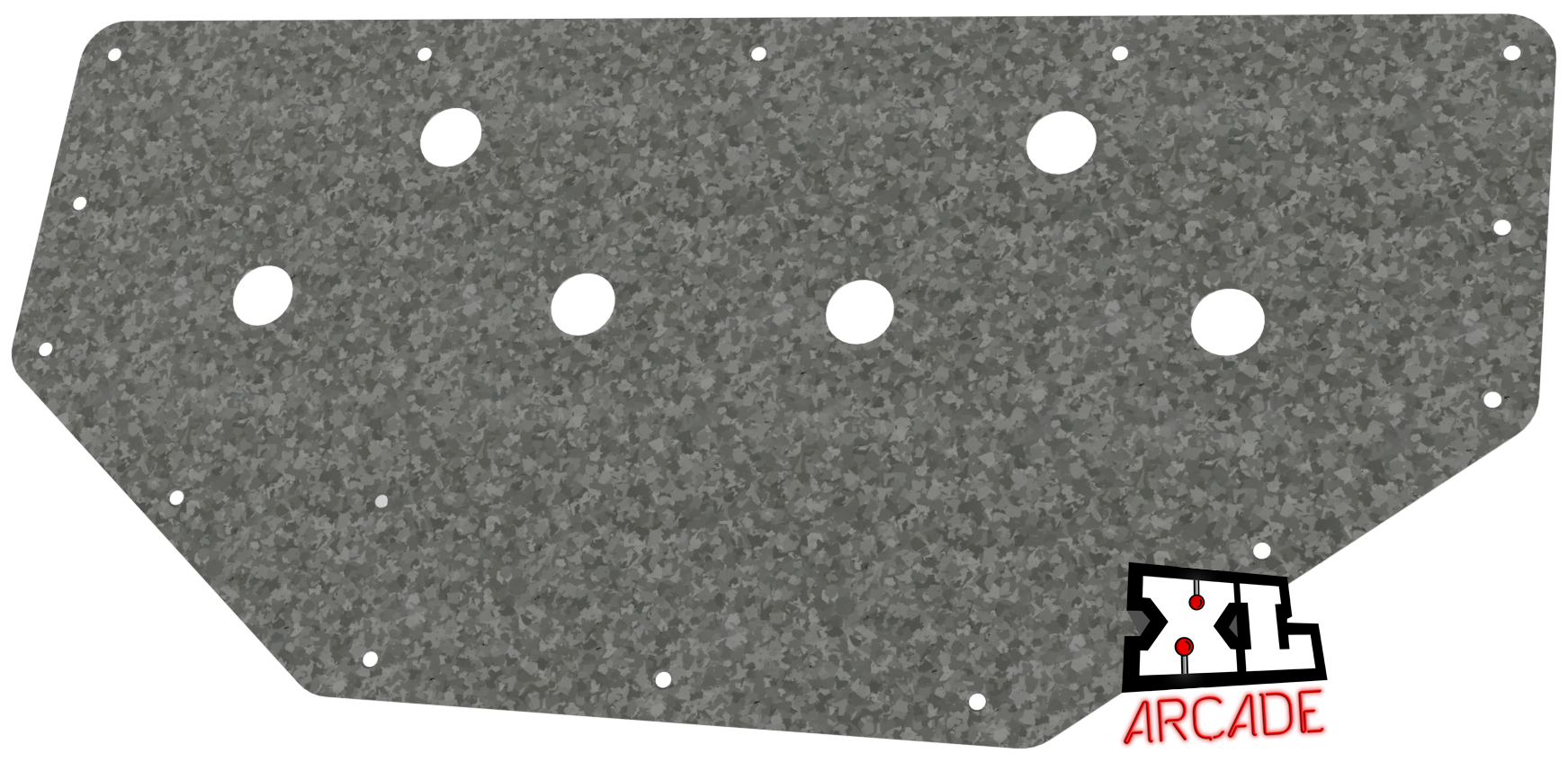 Panneau de commande en métal Smash TV