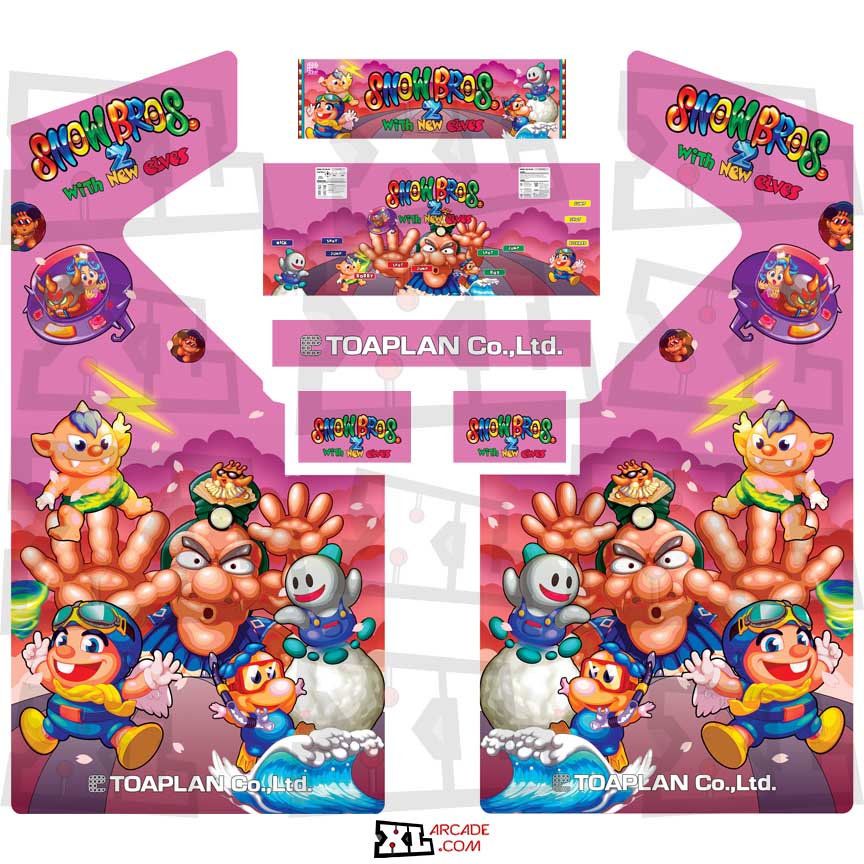 Snow Bros 2 With New Elves Complete Art Kit