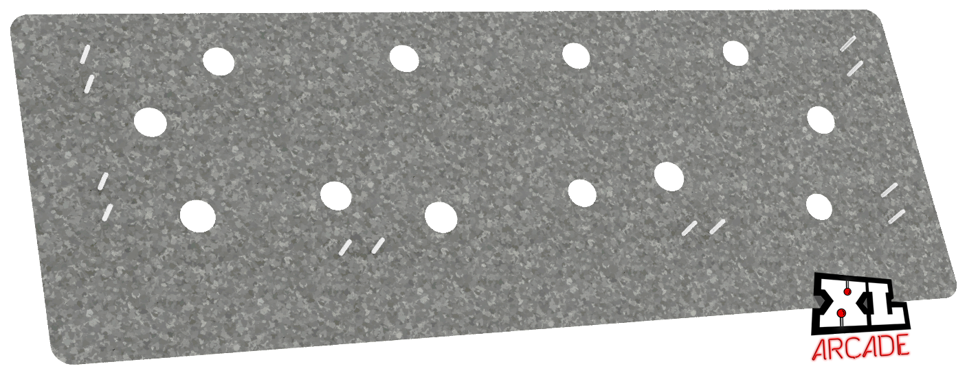 High Impact Football Metal Control Panel