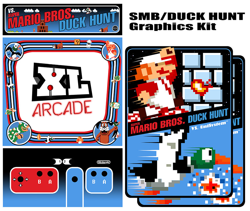 Super Mario Bros Duck Hunt Complete Art Kit