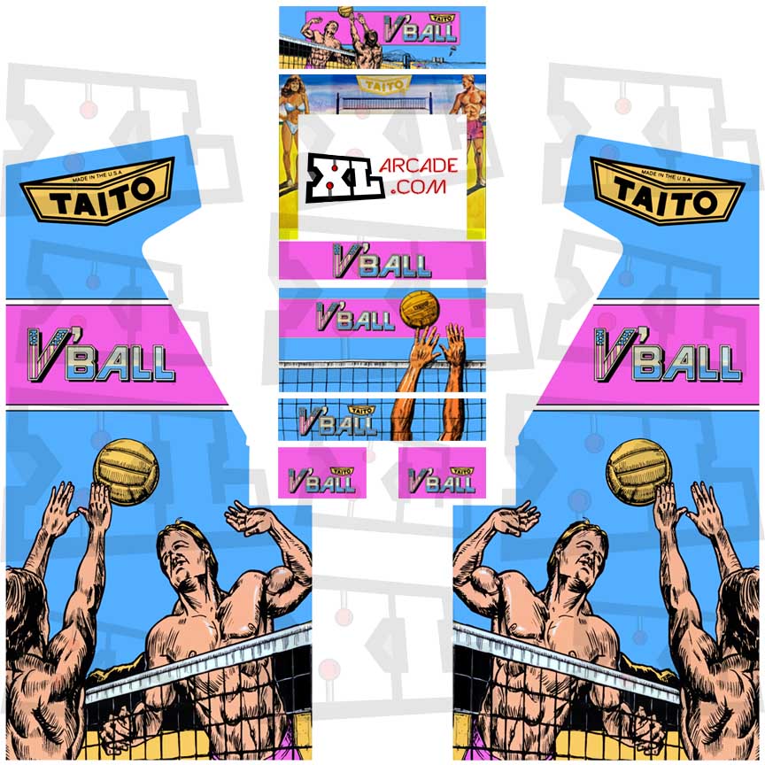 US Championship V'Ball Complete Art Kit