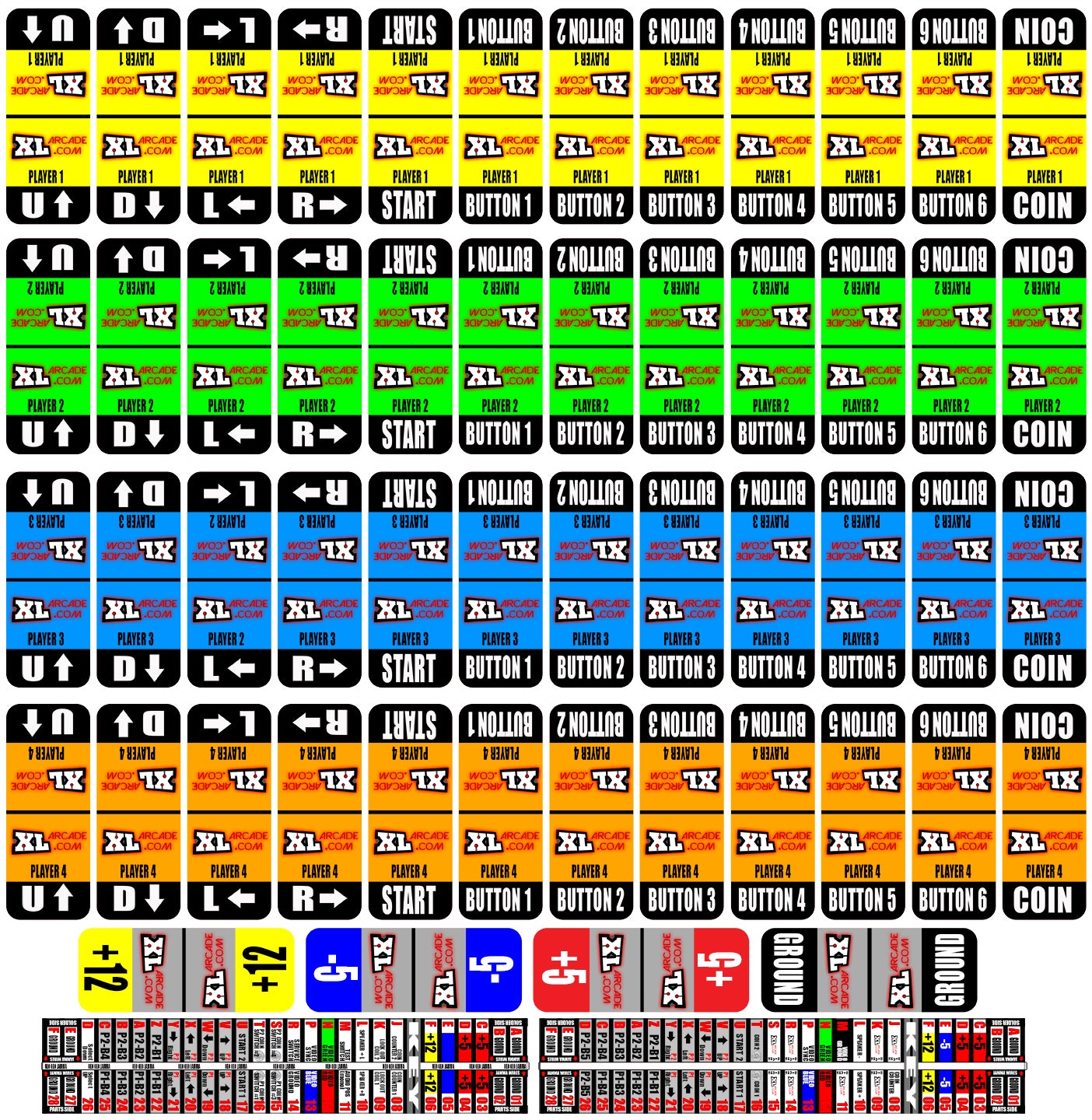 Jamma Harness Labels