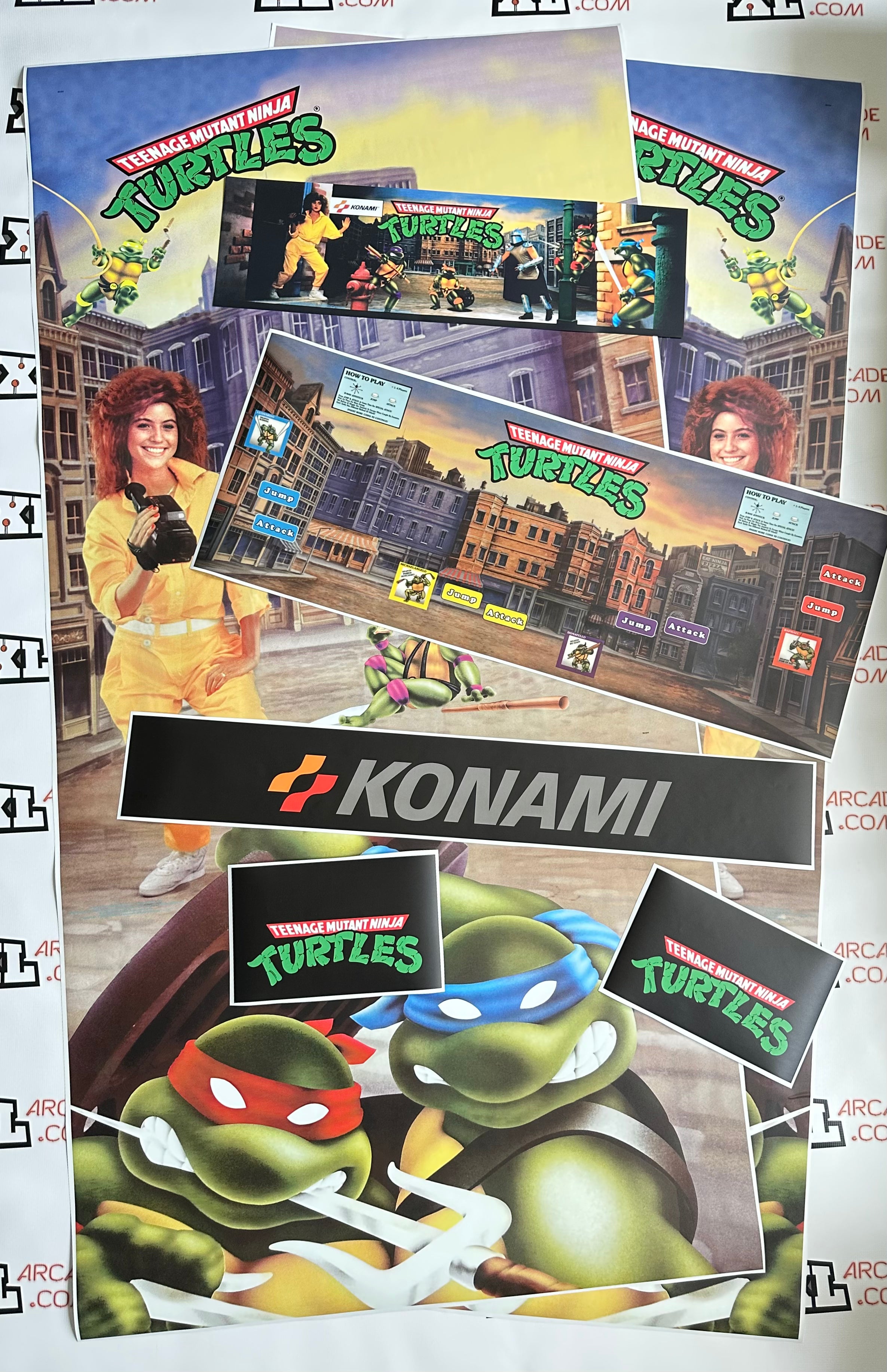 Kit de arte completo de las Tortugas Ninja mutantes adolescentes
