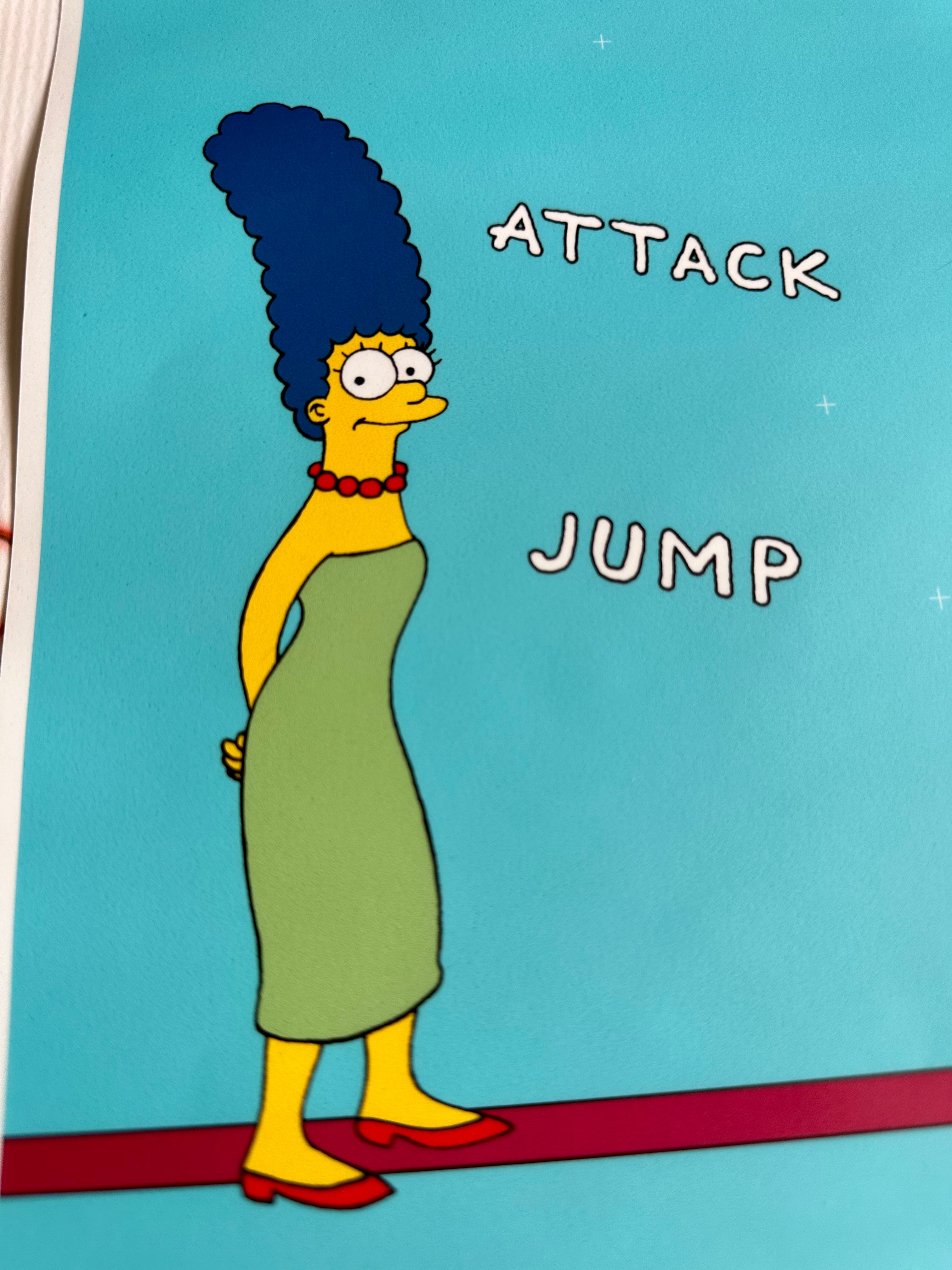 Kit de arte completo de Los Simpson con degradado