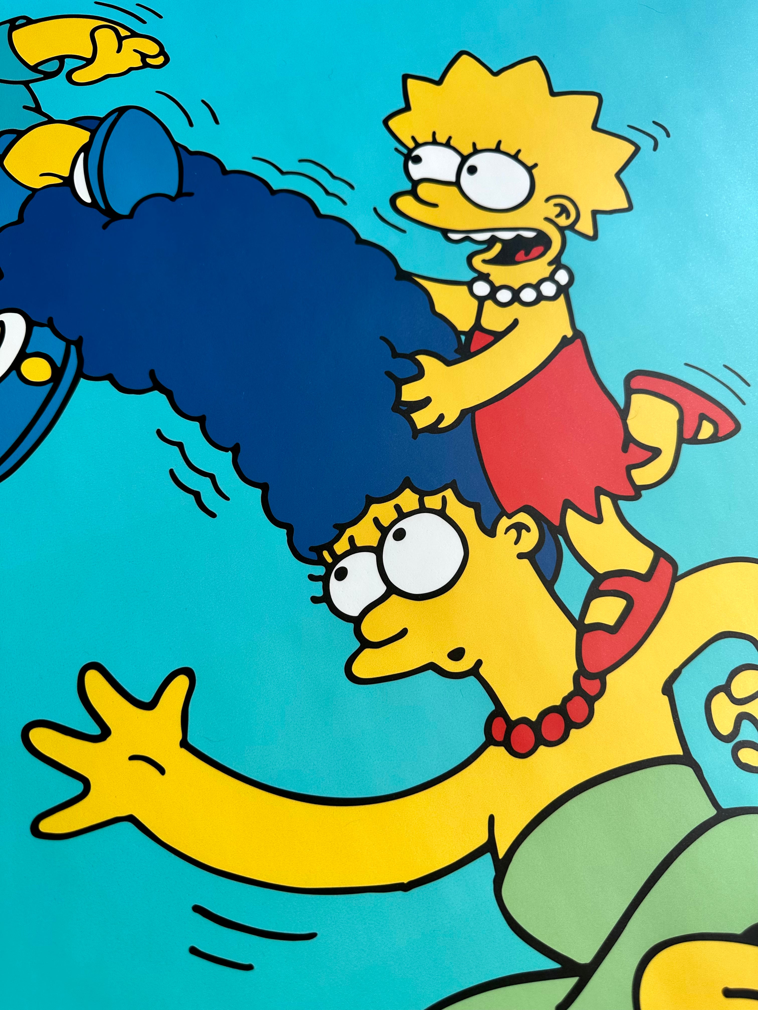Kit de arte completo de Los Simpson con degradado
