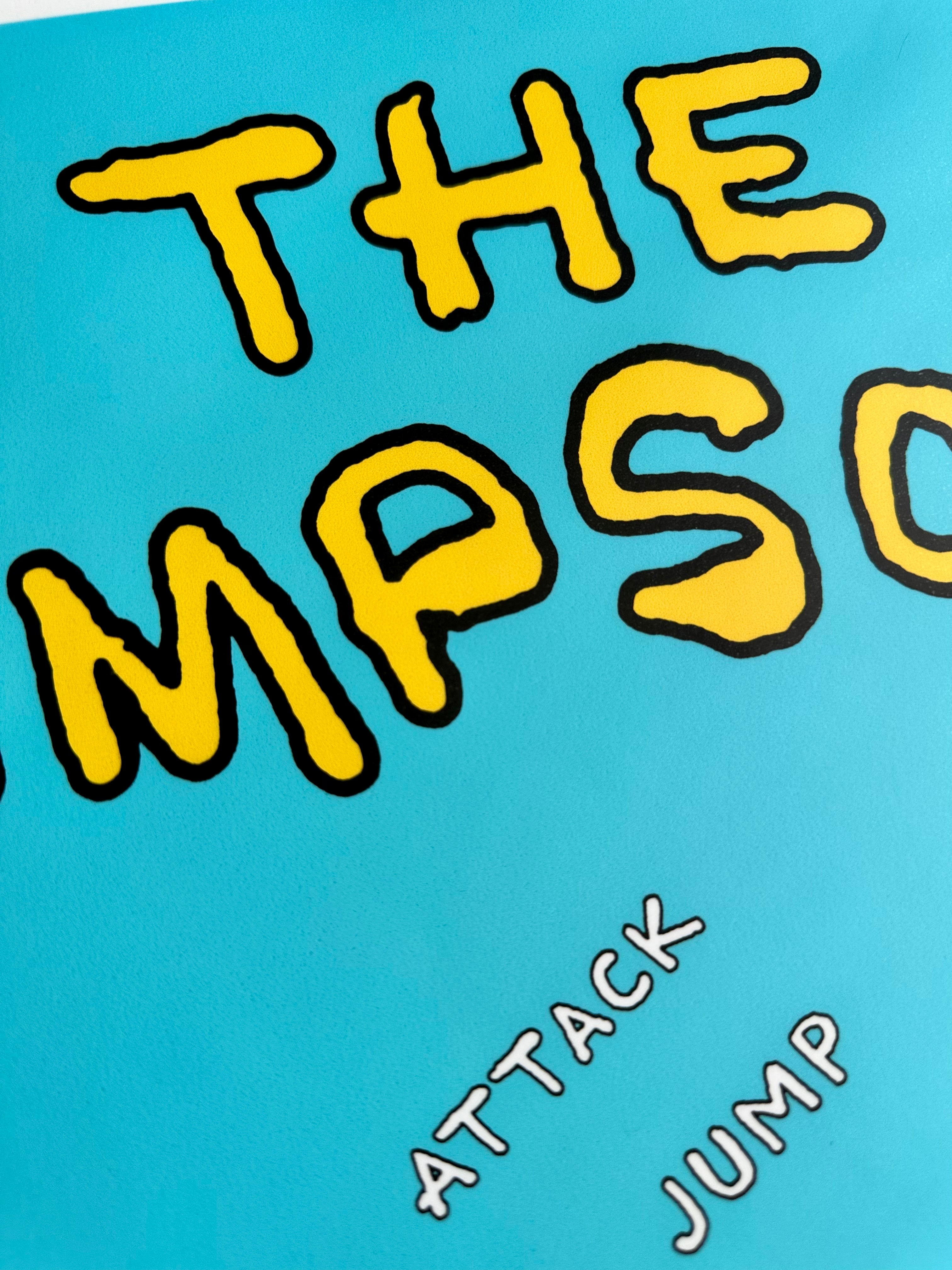 Kit de arte completo de Los Simpson con degradado