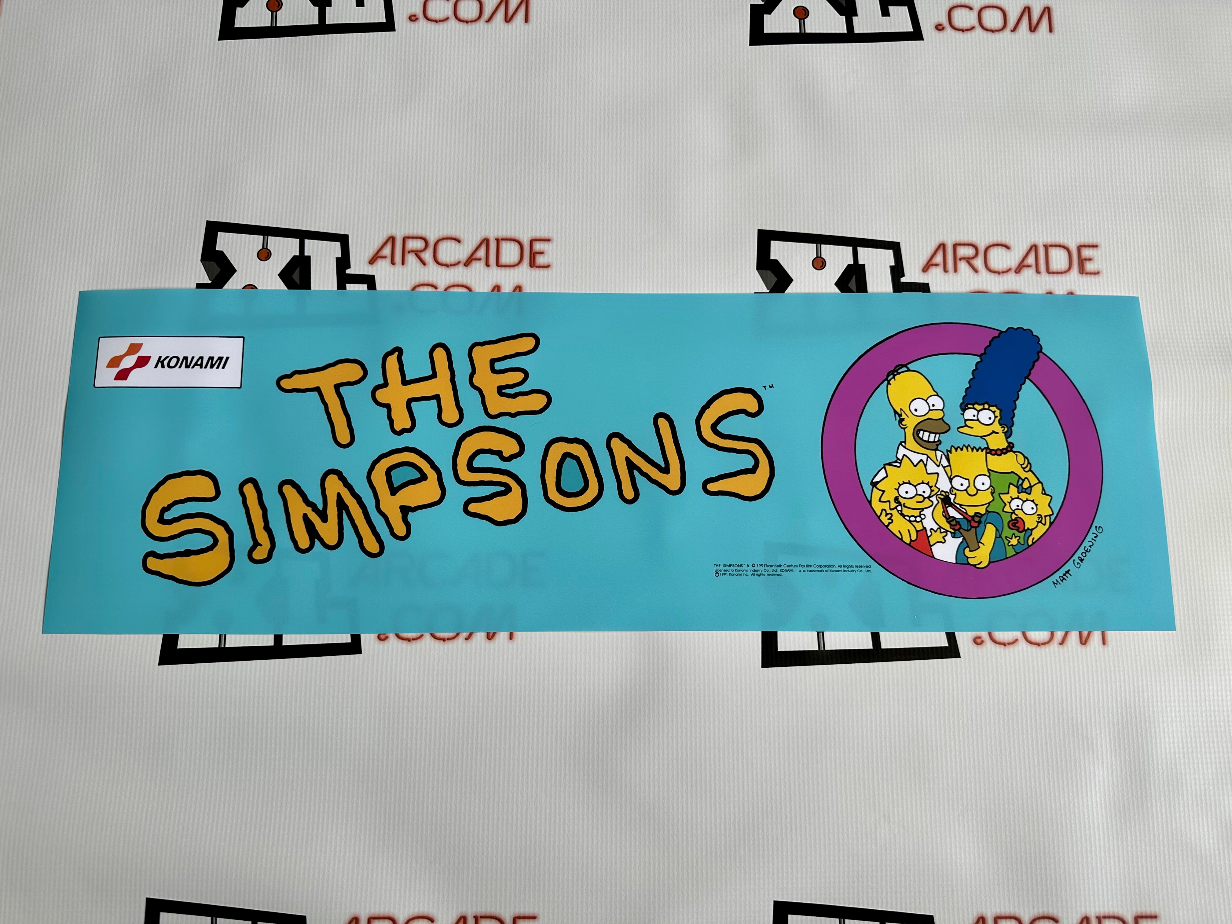 Kit de arte completo de Los Simpson con degradado