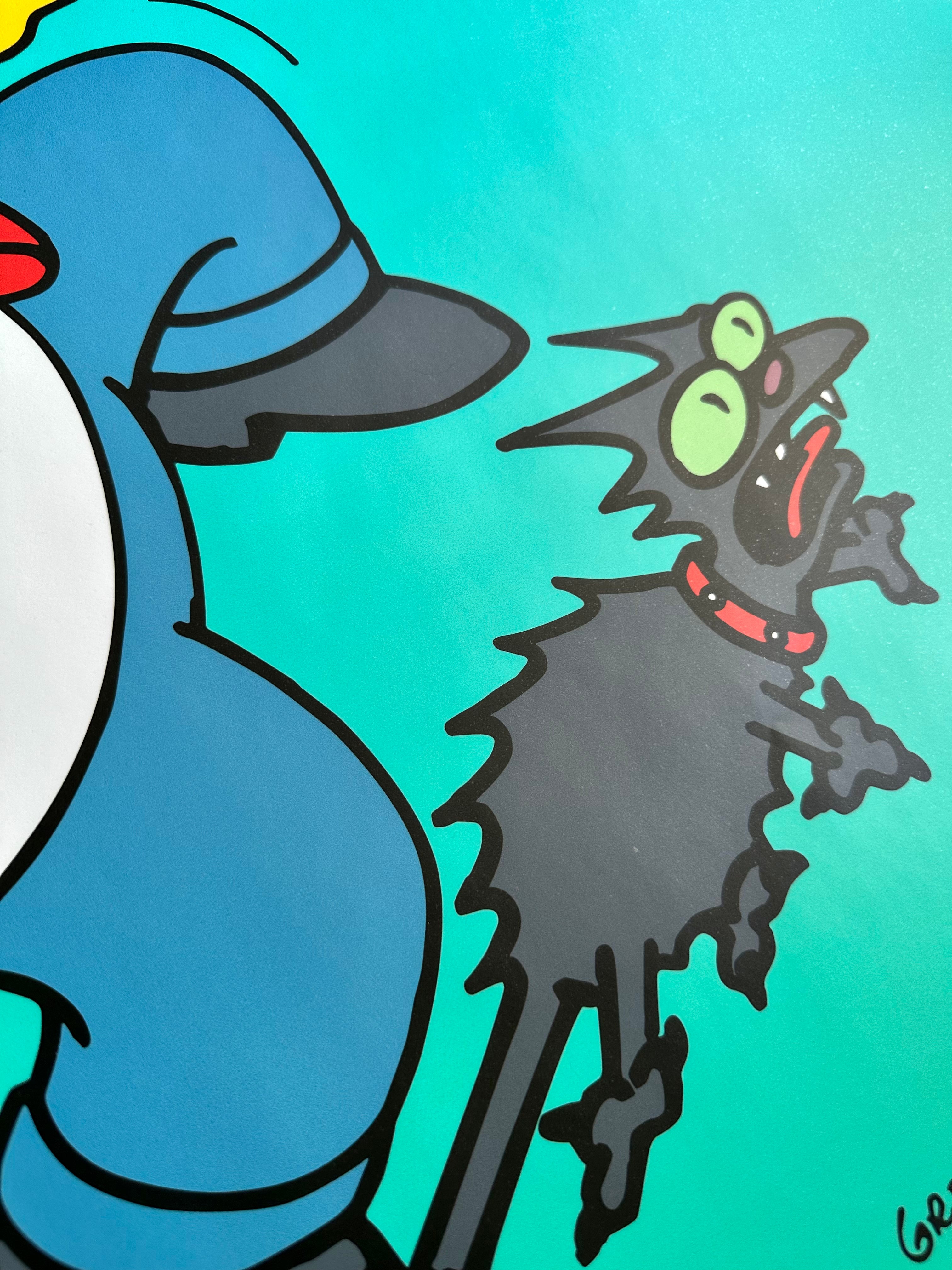 Kit de arte completo de Los Simpson con degradado