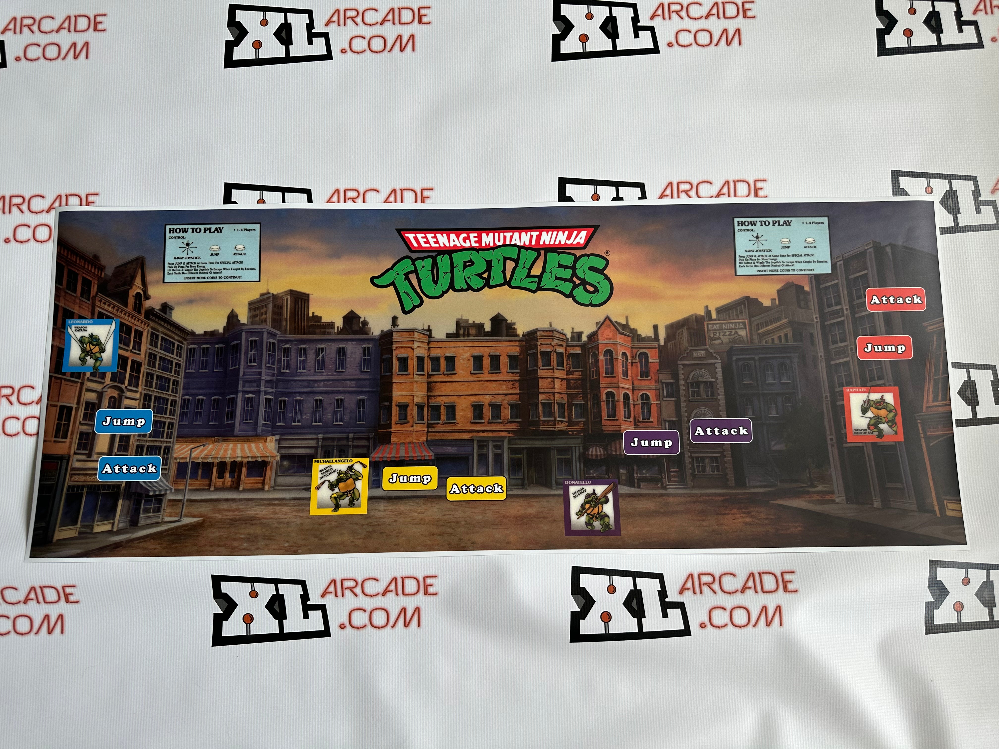 Kit de arte completo de las Tortugas Ninja mutantes adolescentes