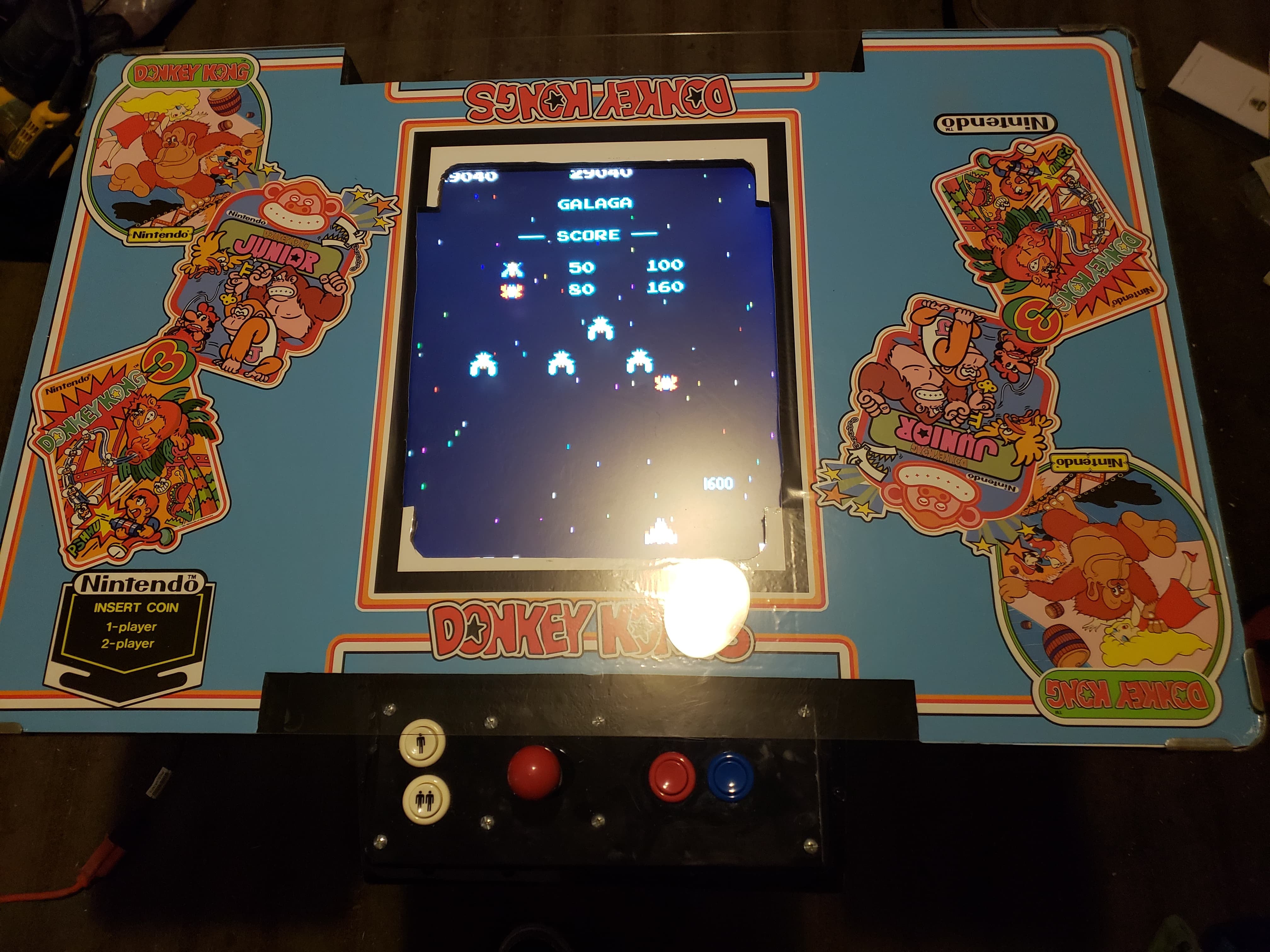 Art de table de cocktail alternatif de Donkey Kong
