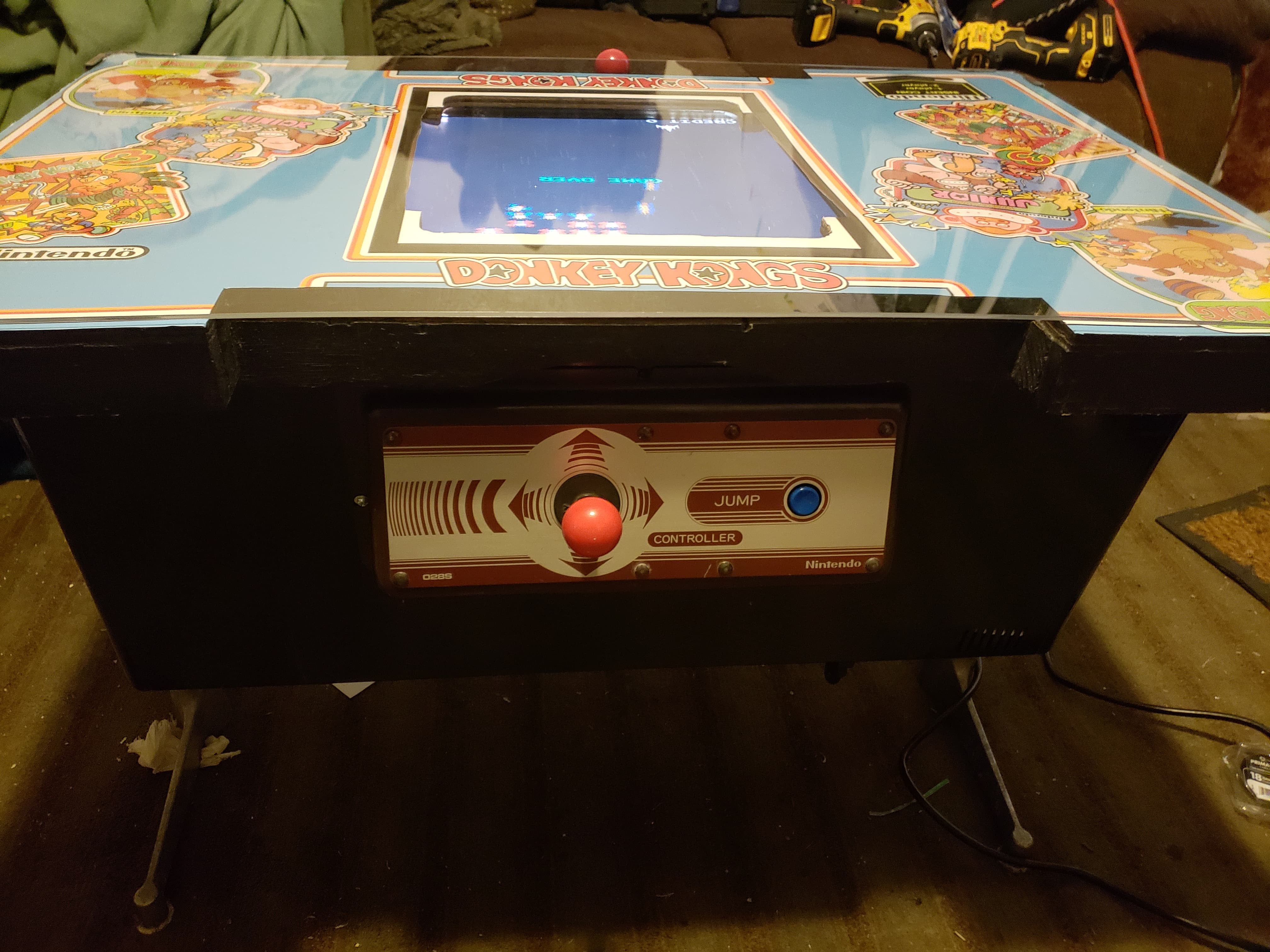 Art de table de cocktail alternatif de Donkey Kong