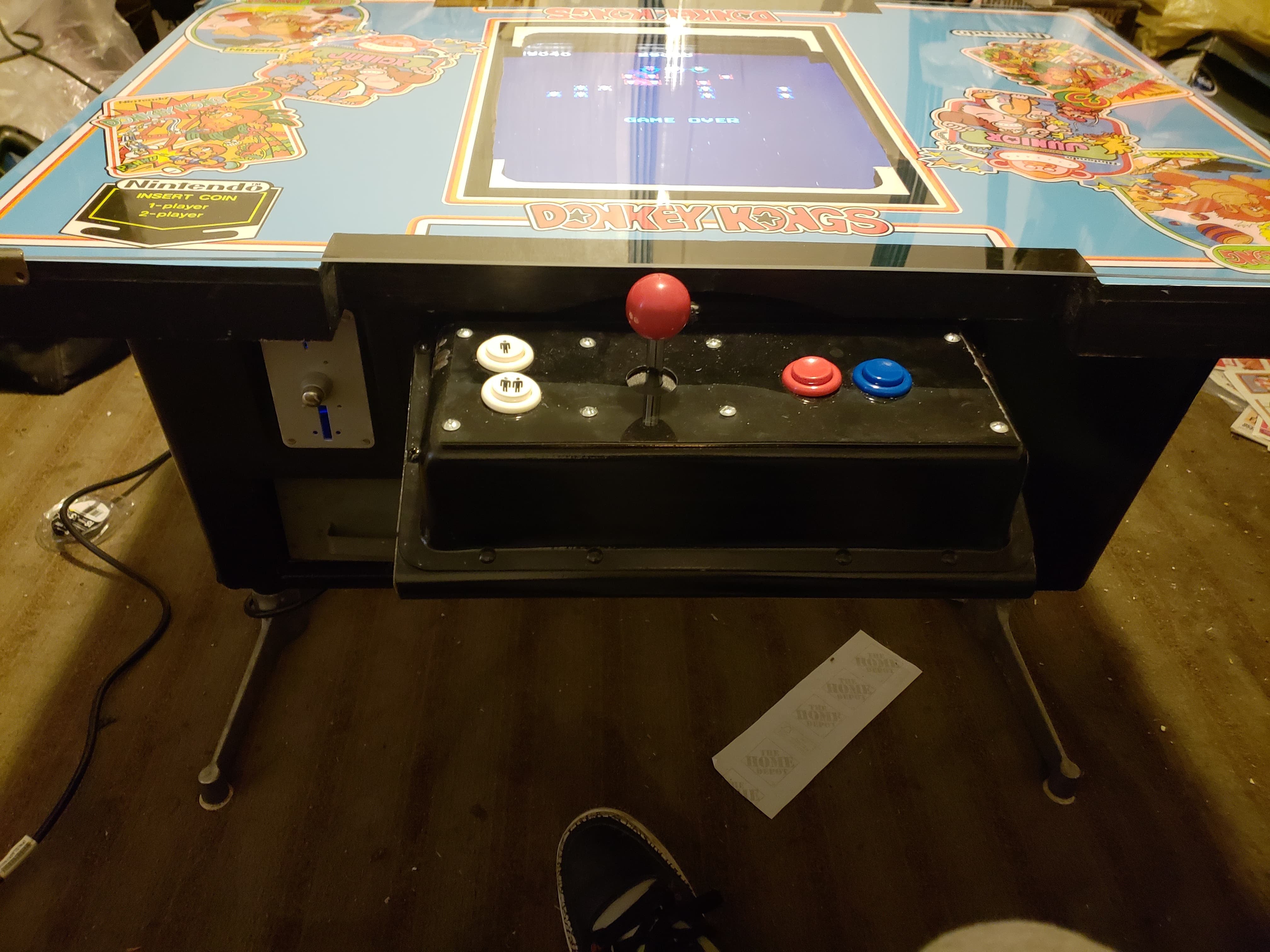 Art de table de cocktail alternatif de Donkey Kong