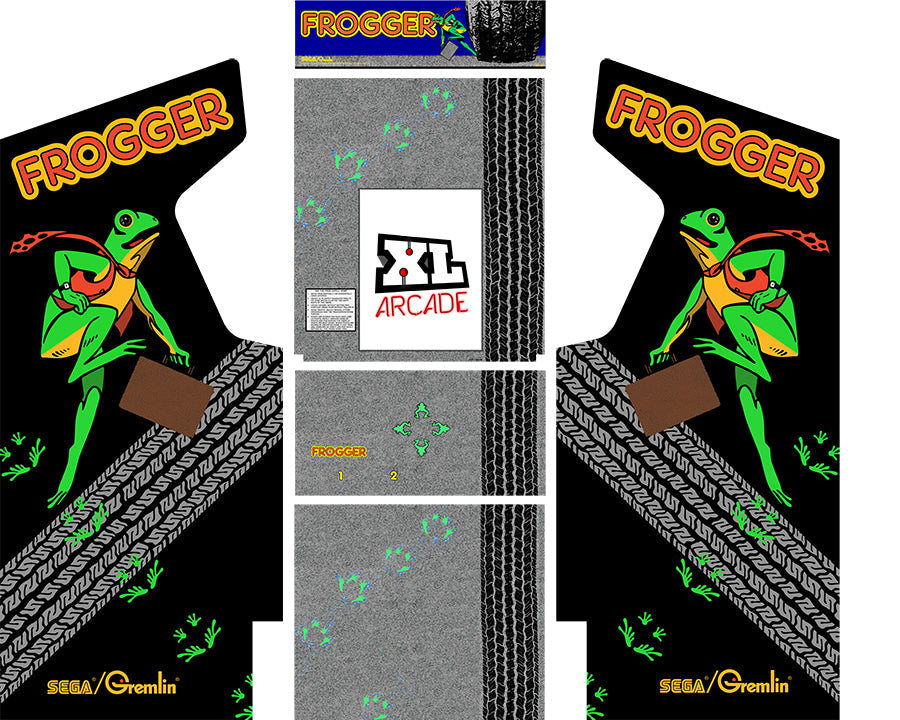 Kit d'art complet alternatif Frogger