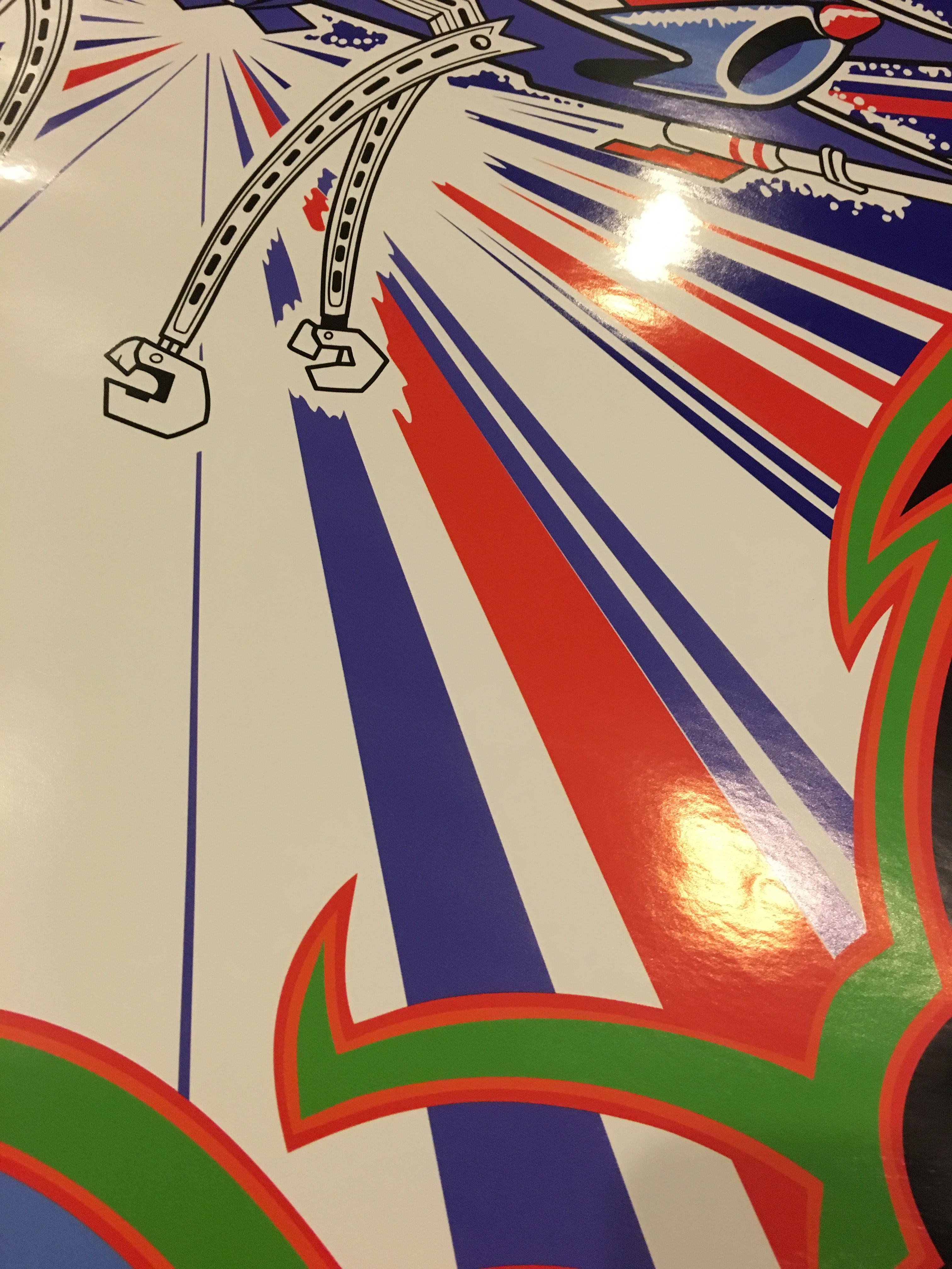 Arte lateral de Galaga