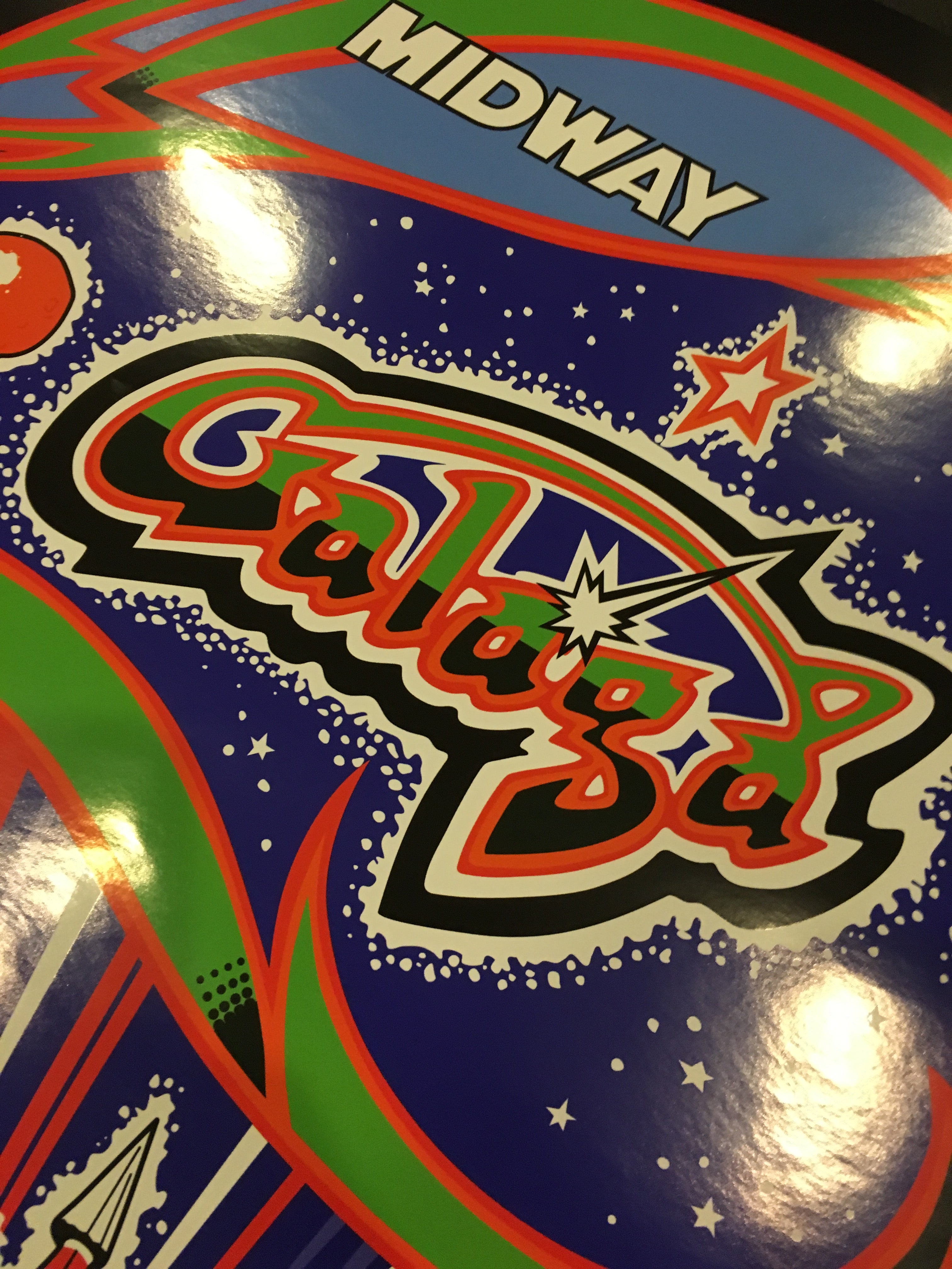 Arte lateral de Galaga