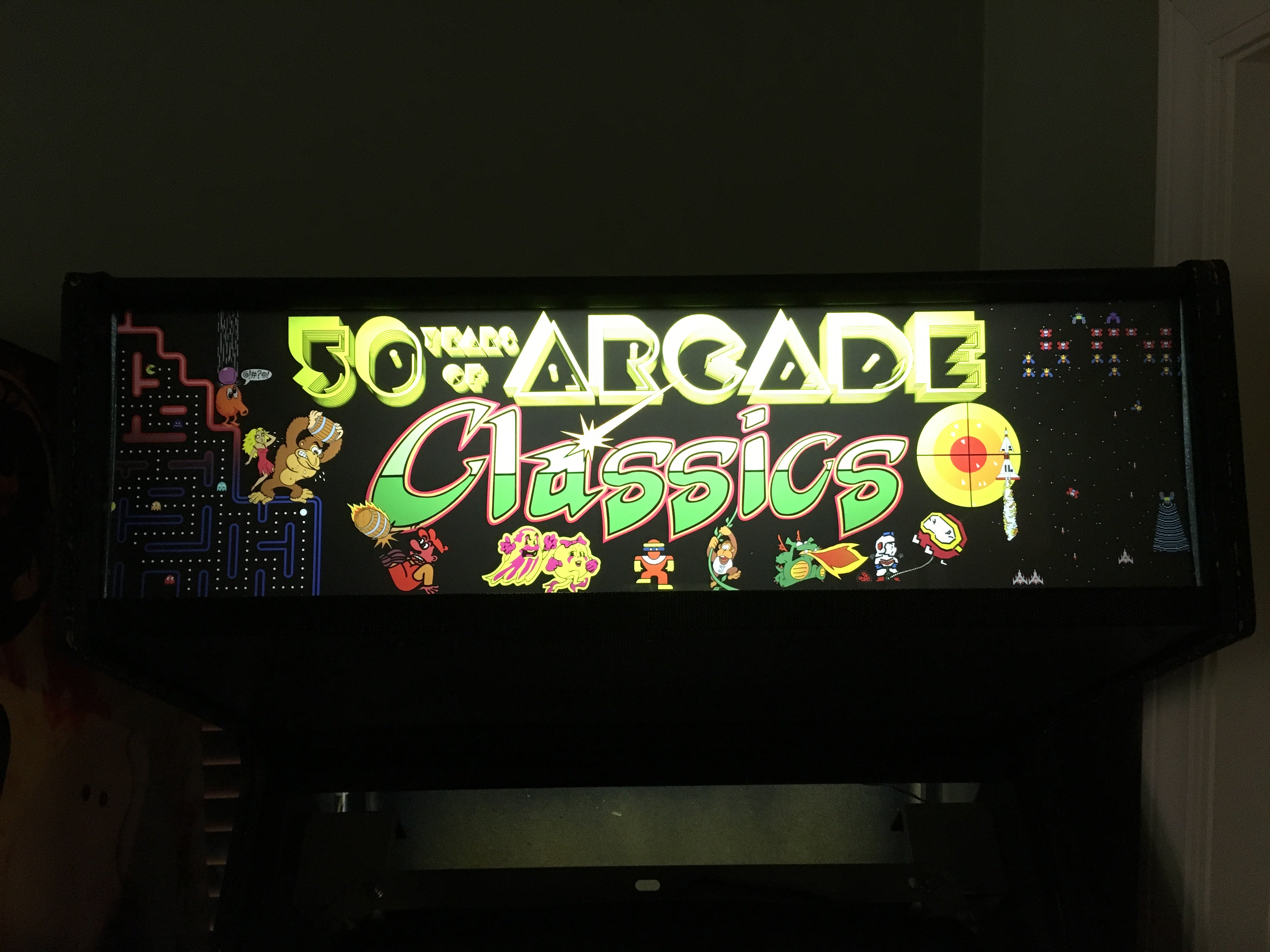 Chapiteau des classiques d'arcade