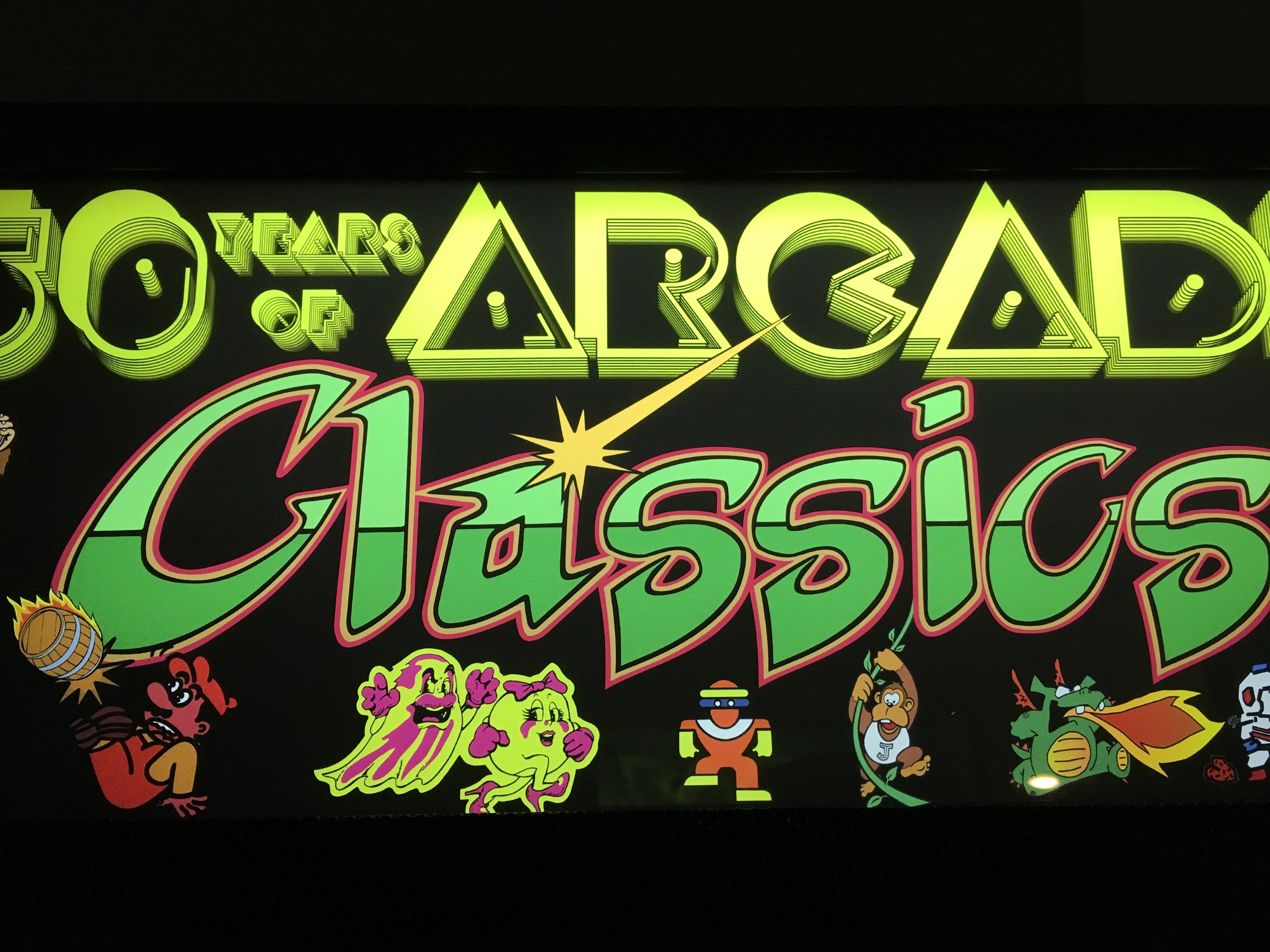 Chapiteau des classiques d'arcade