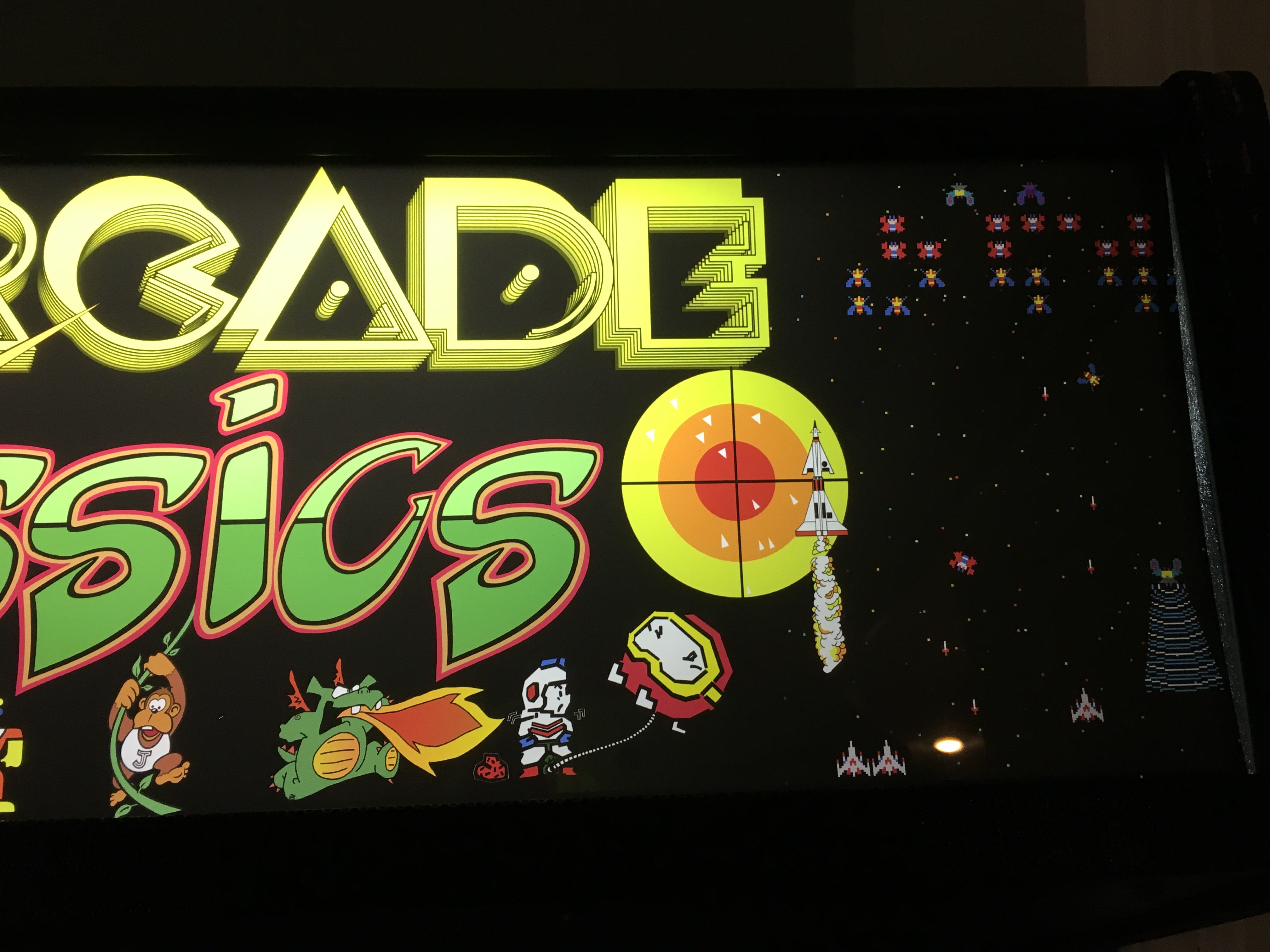 Chapiteau des classiques d'arcade