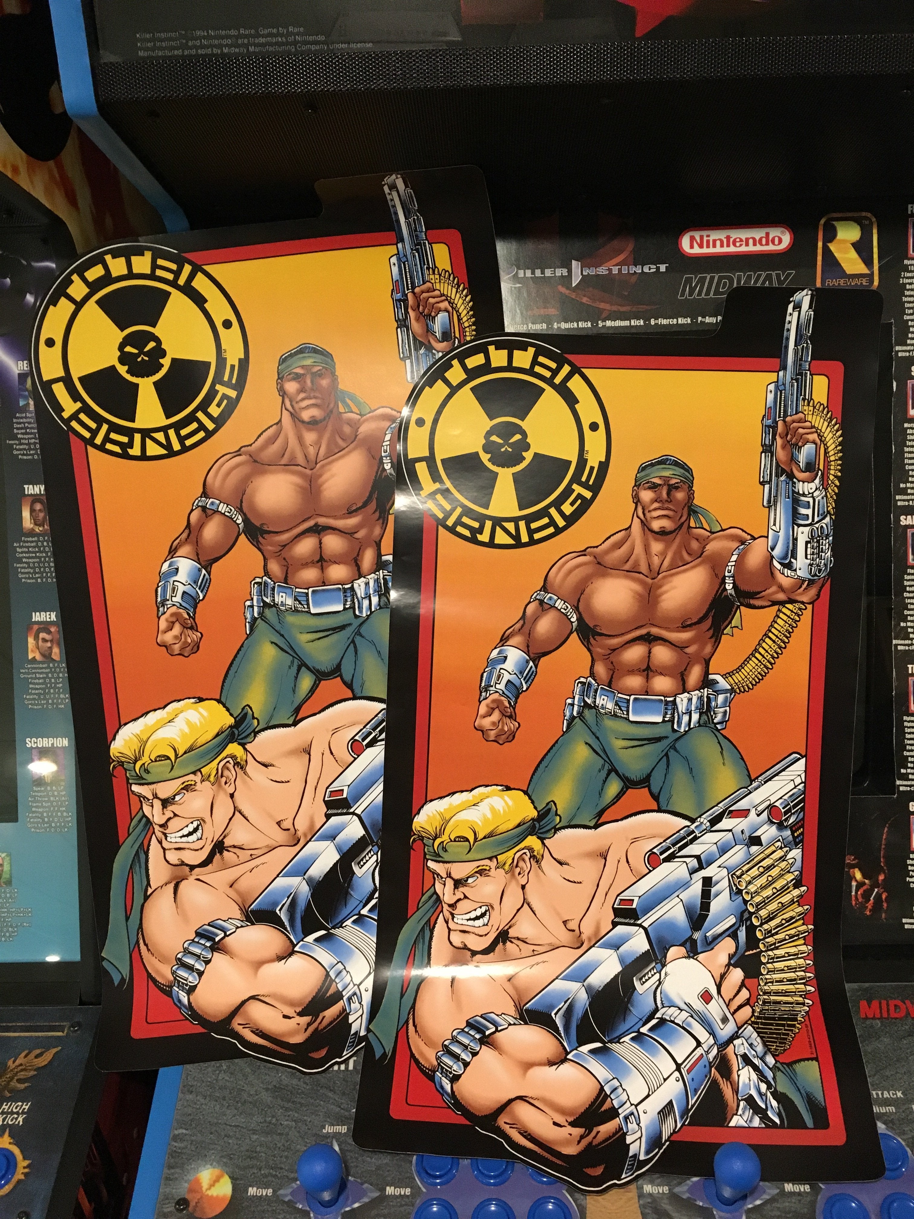 Arte lateral de conversión de Total Carnage