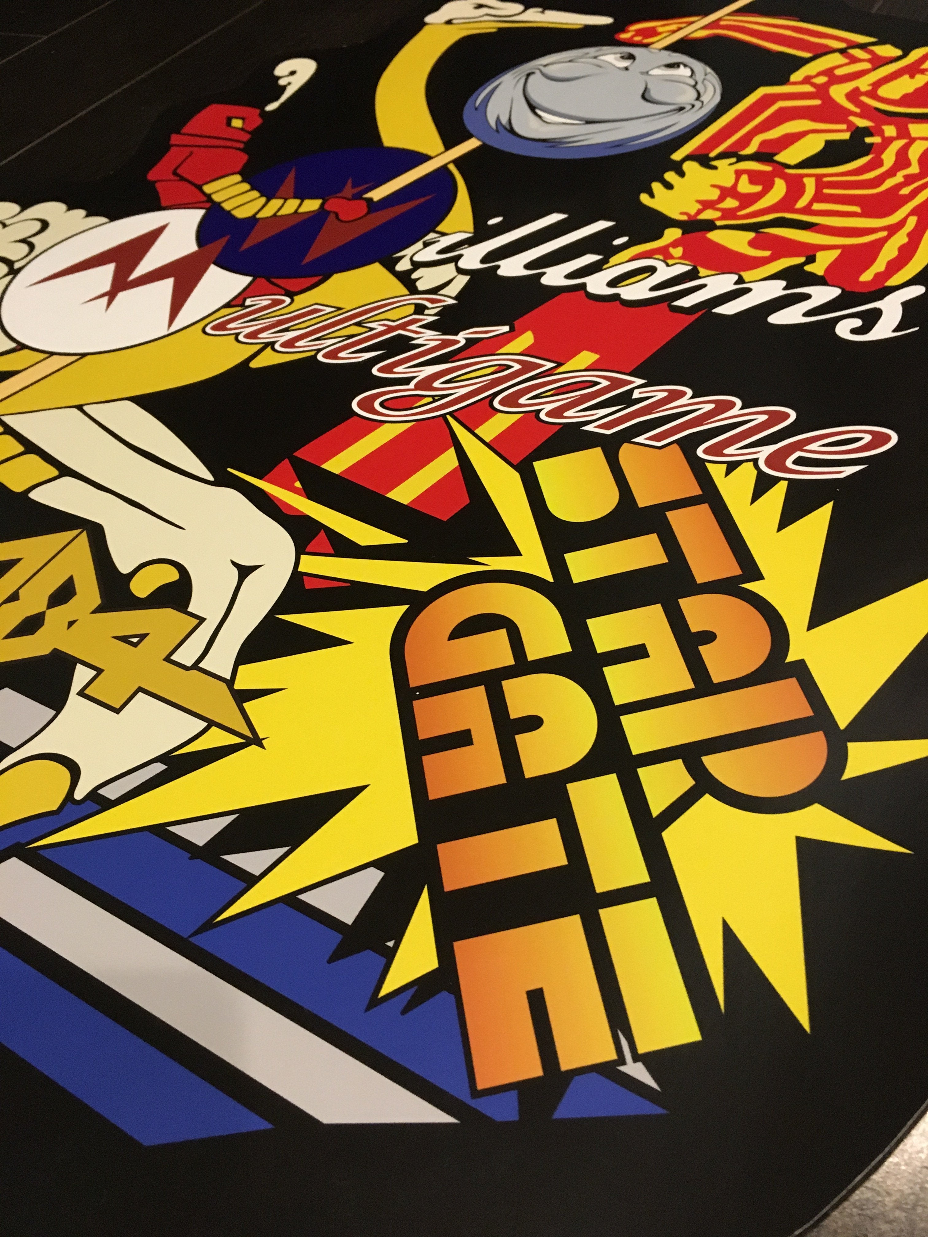 Art secondaire multi-jeux Williams