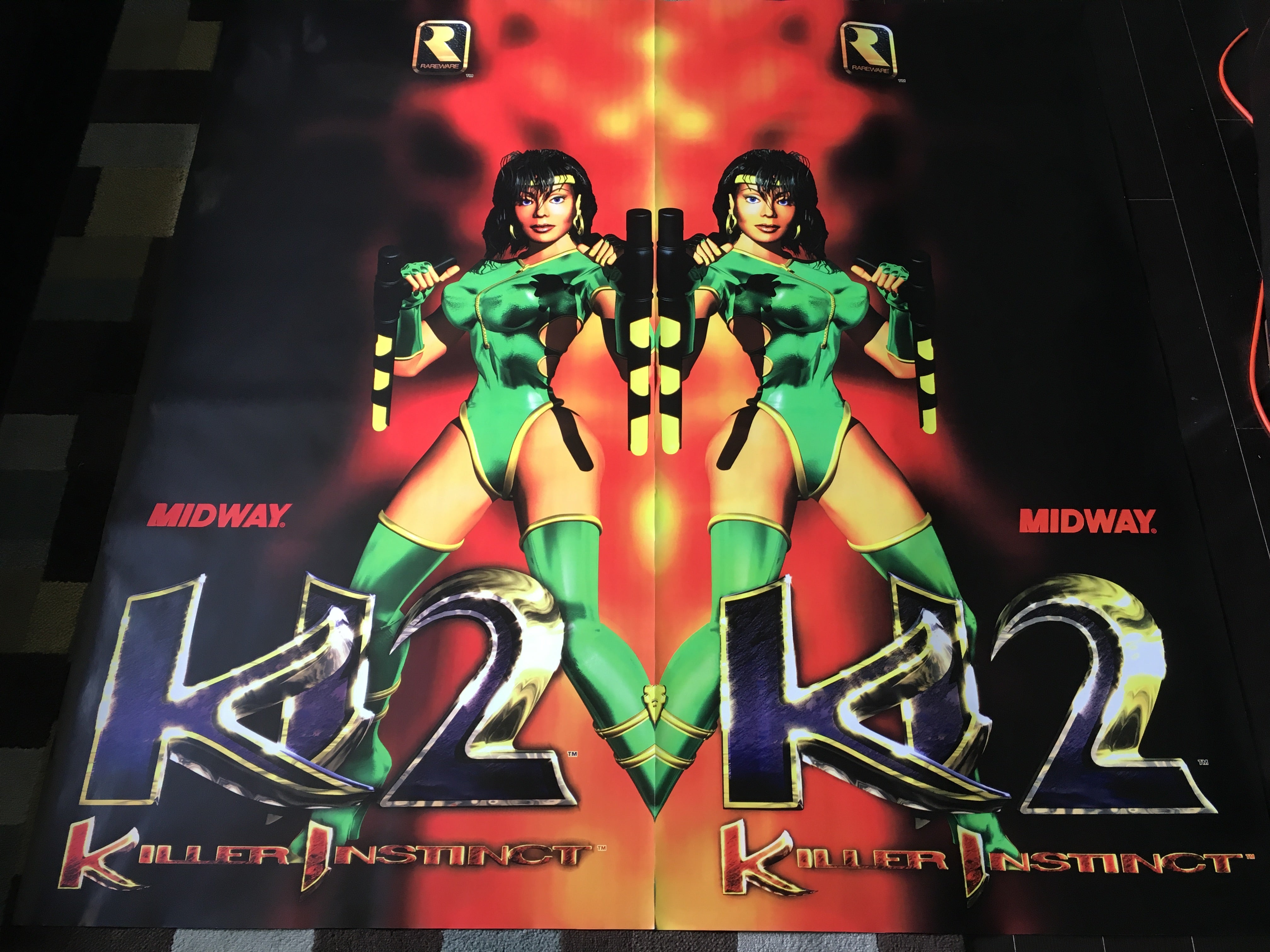 Illustrations latérales de Killer Instinct 2