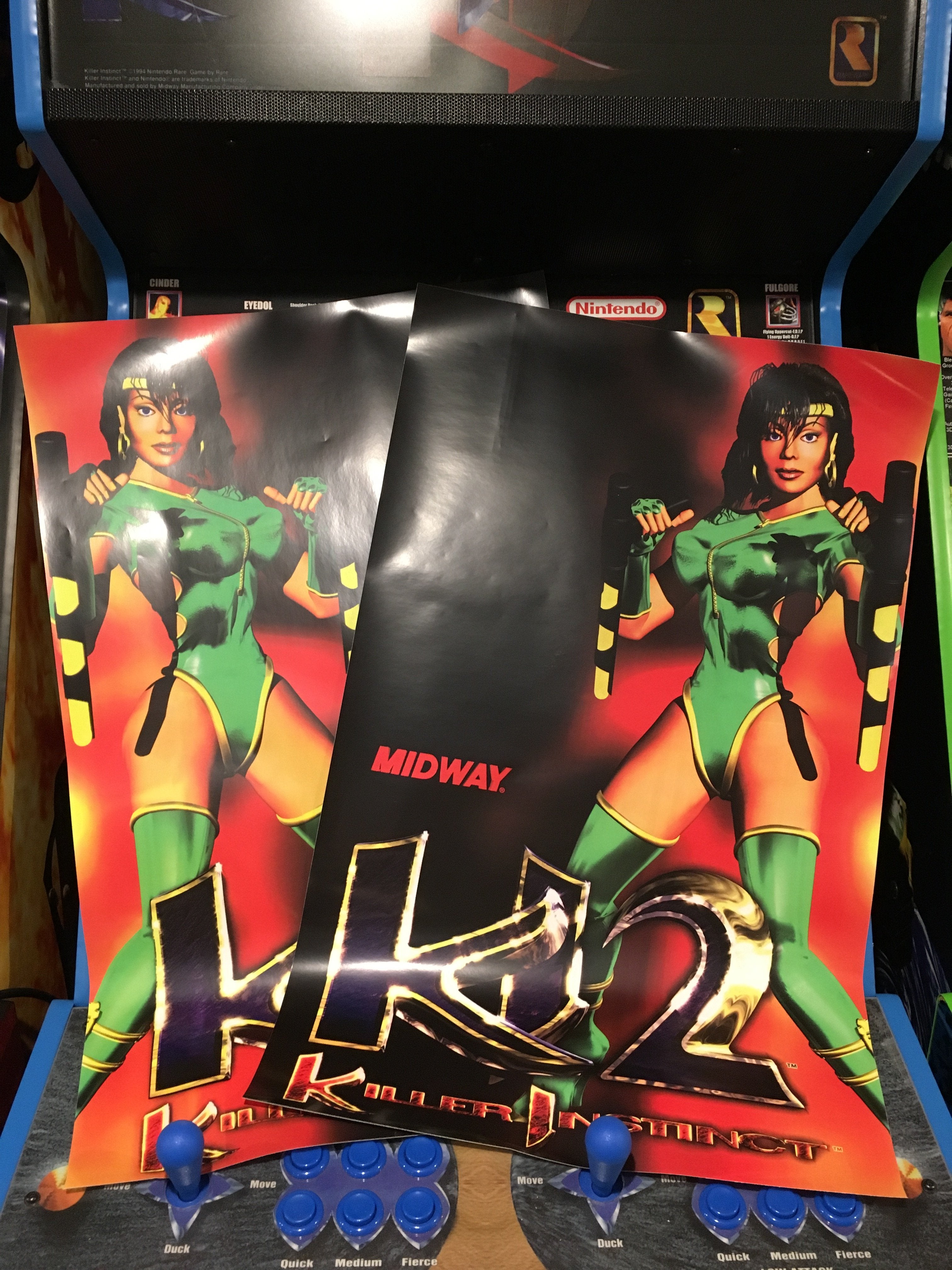 Art latéral de conversion de Killer Instinct 2