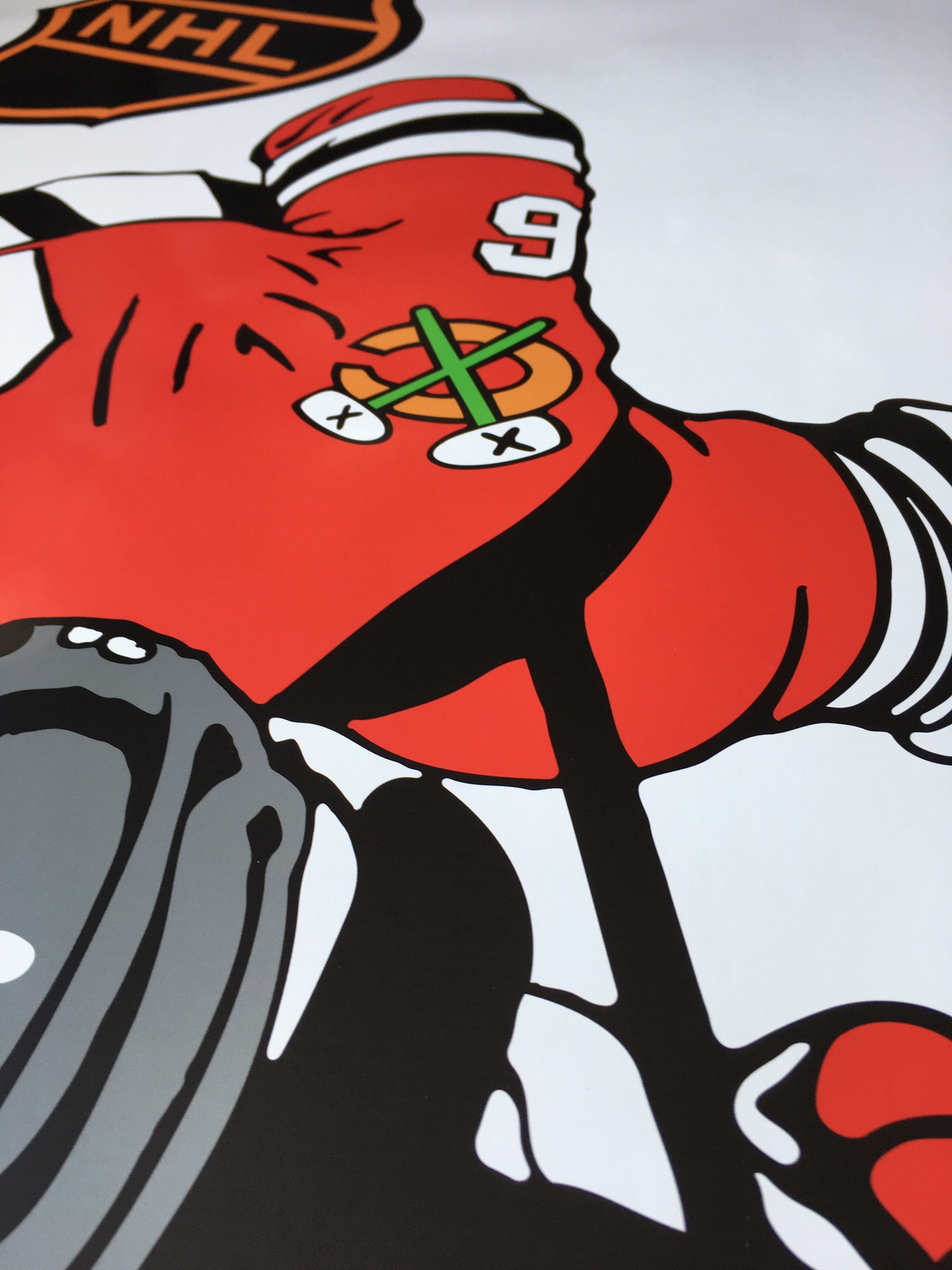 Arte lateral de hielo abierto de la NHL