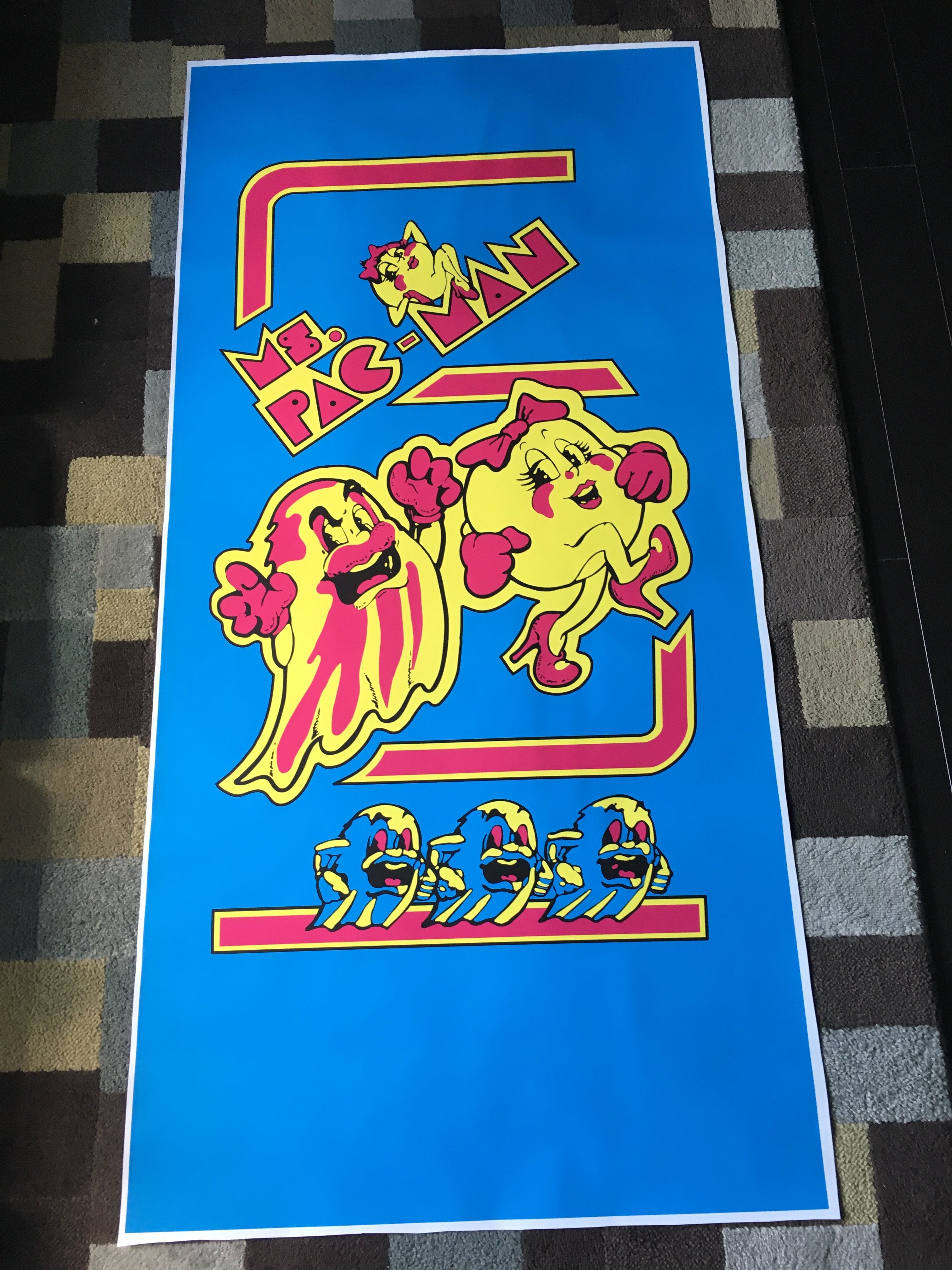 Ms Pac-Man Side Art