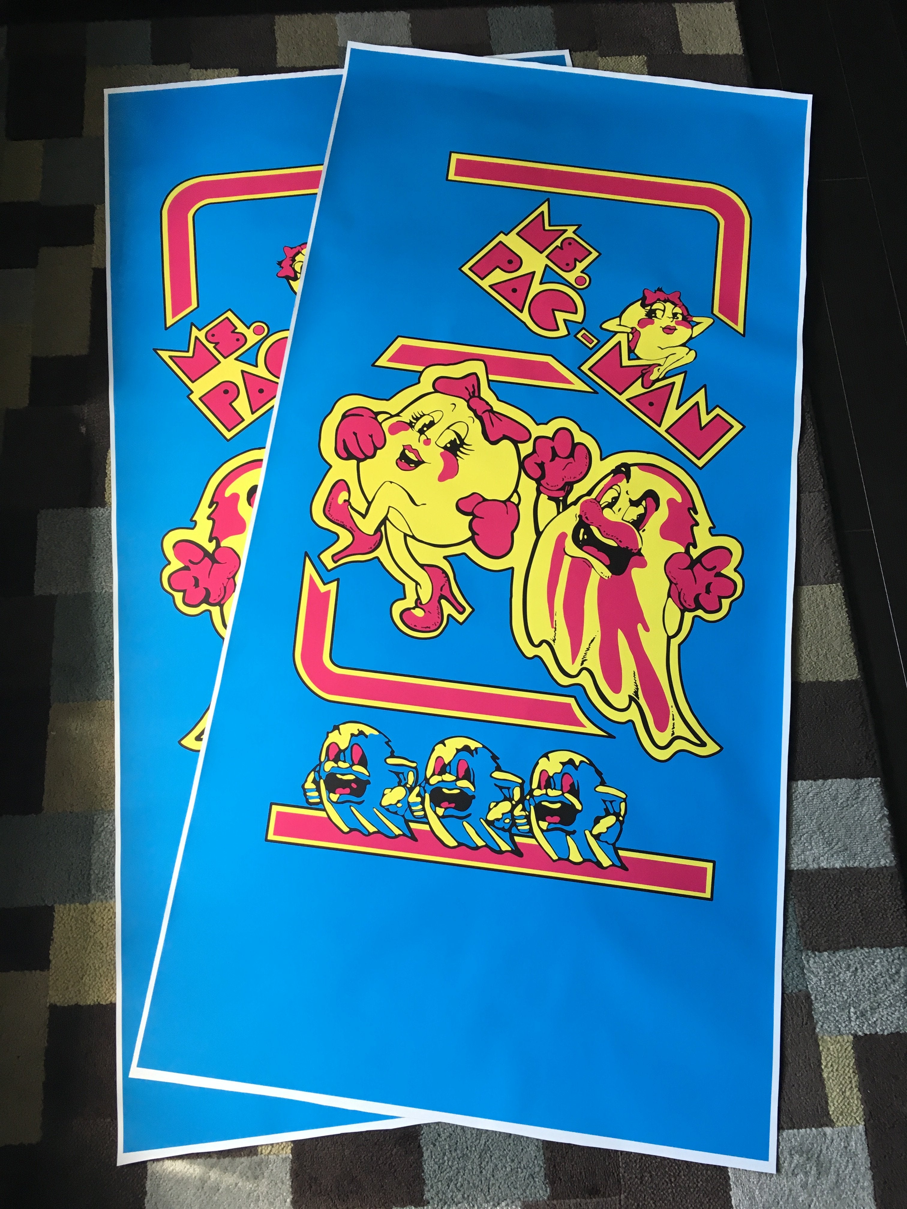 Ms Pac-Man Side Art