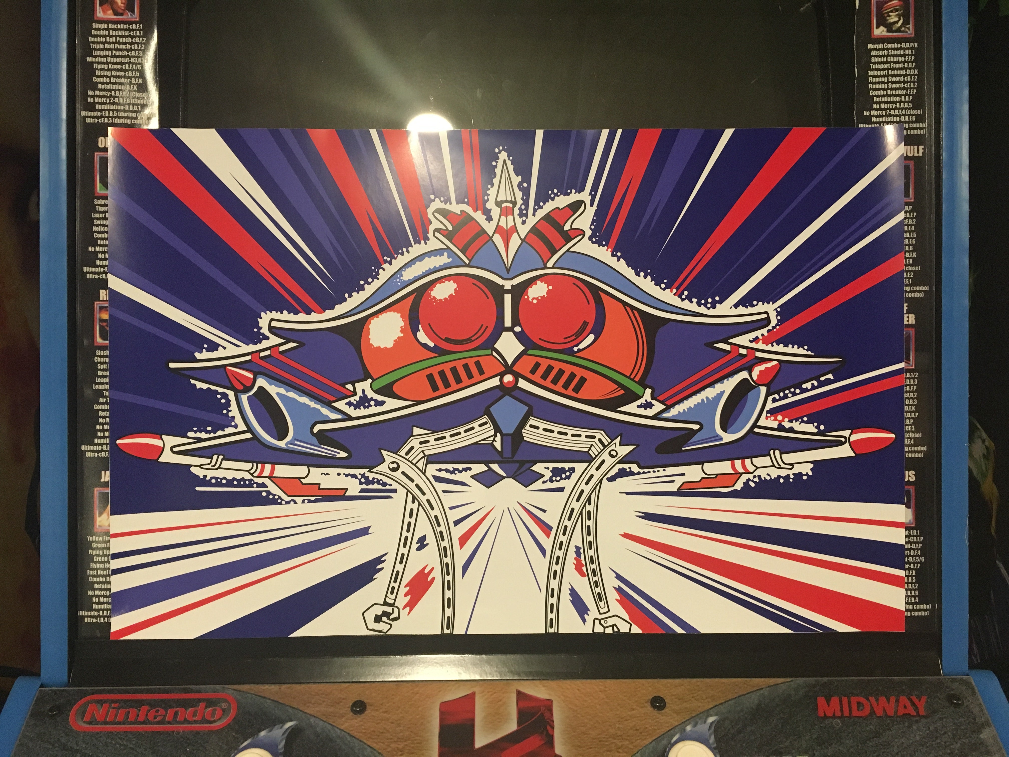 Arte del zócalo de Galaga