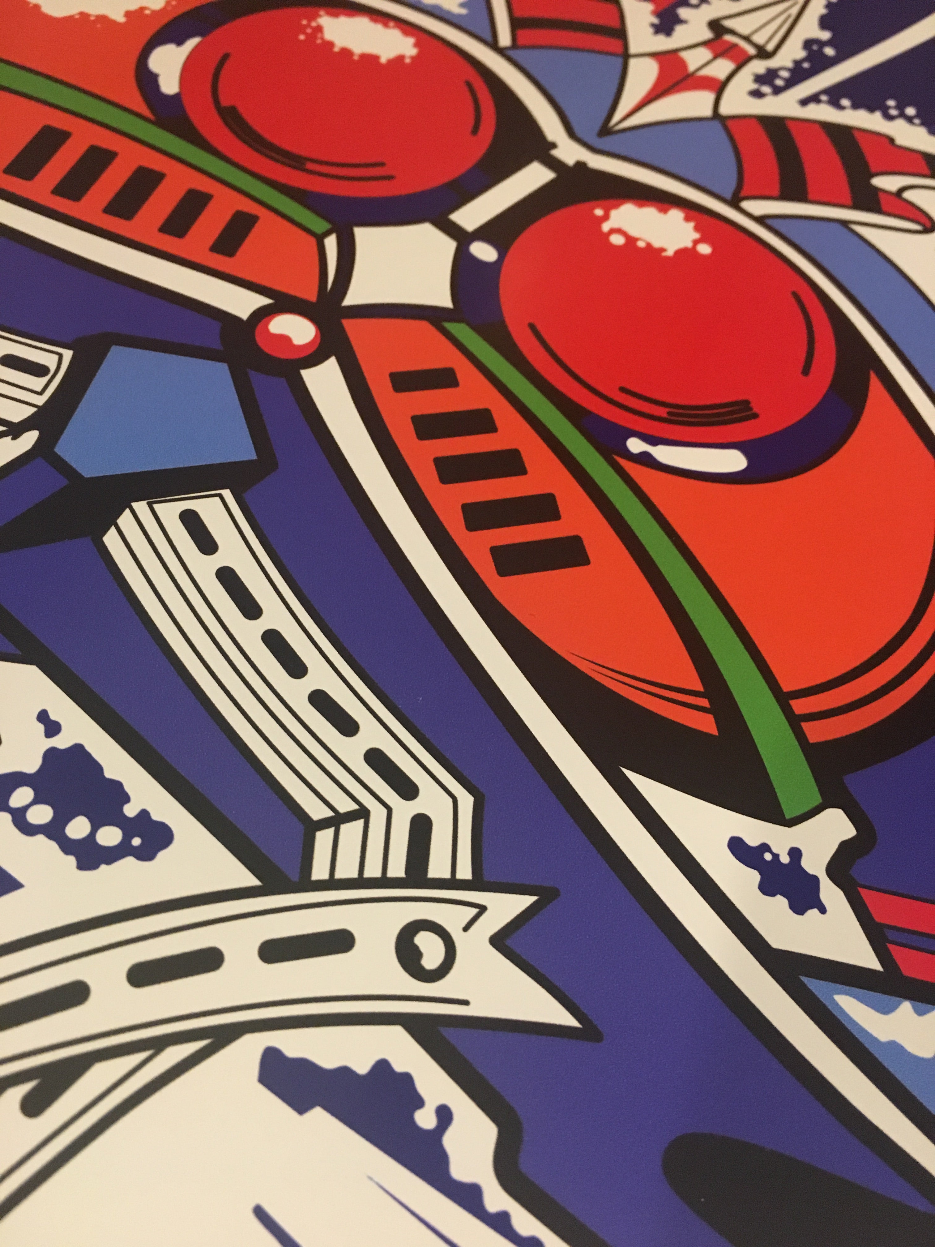 Arte del zócalo de Galaga