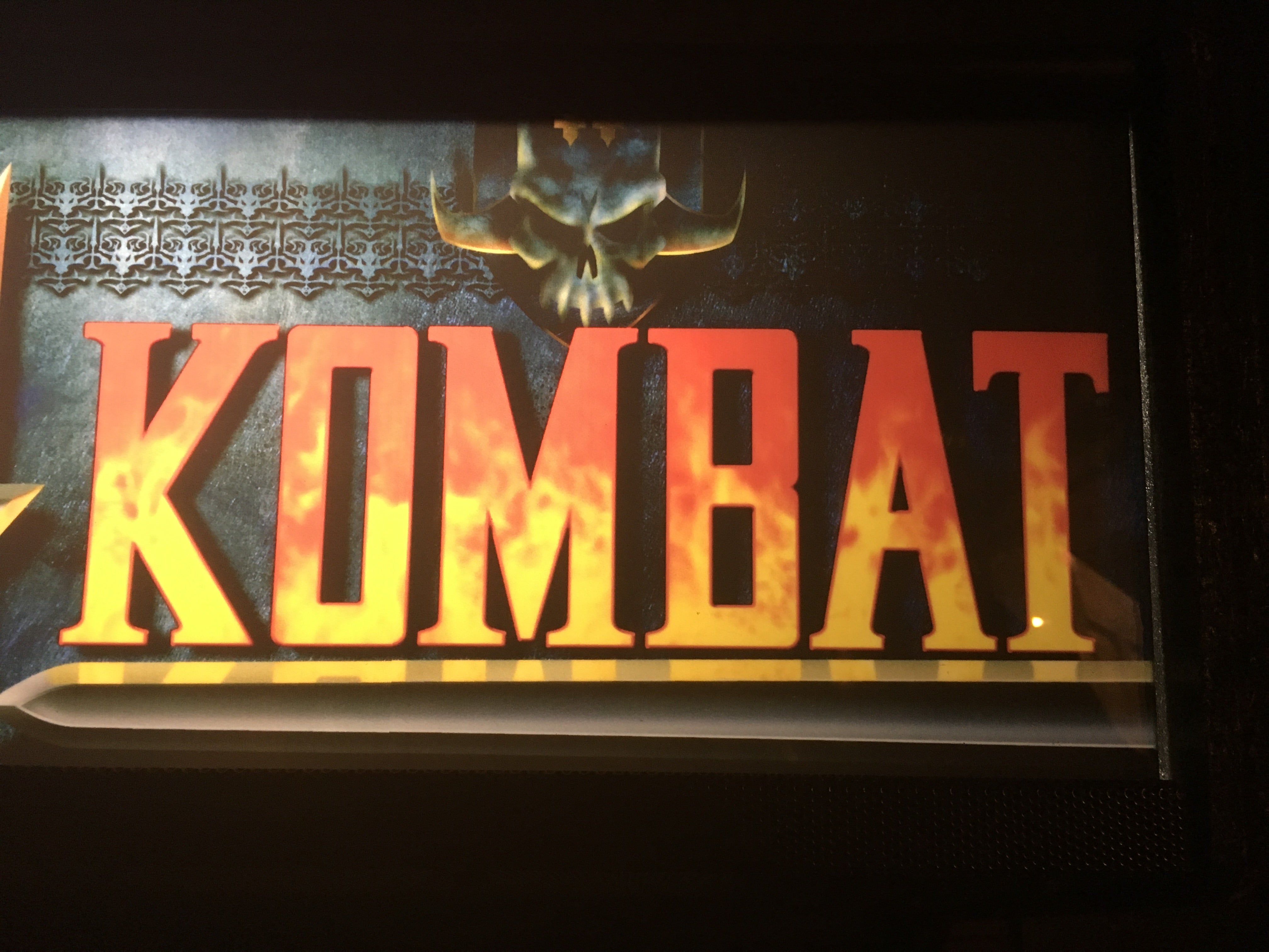 Mortal Kombat 4 Marquee