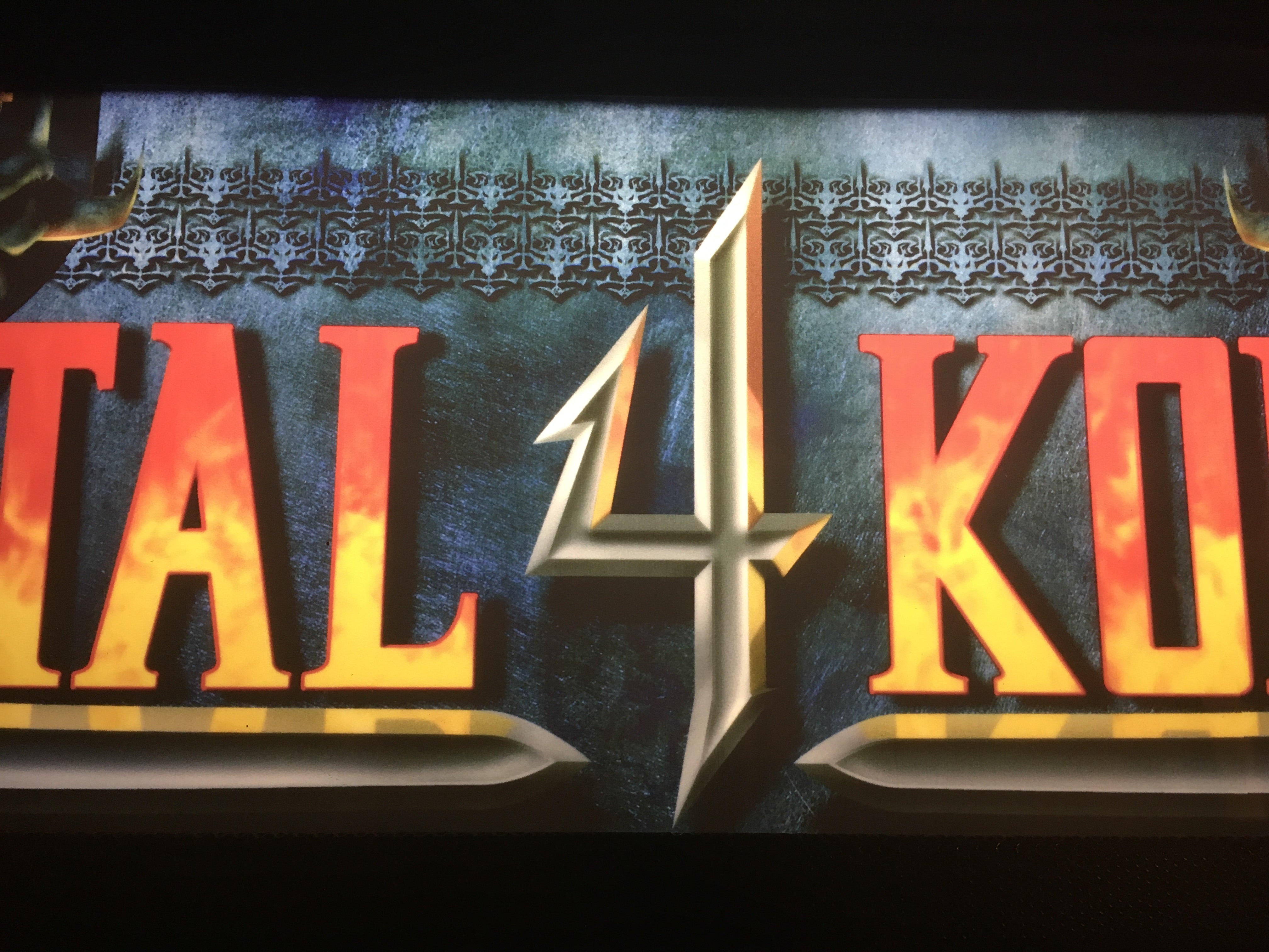 Mortal Kombat 4 Marquee