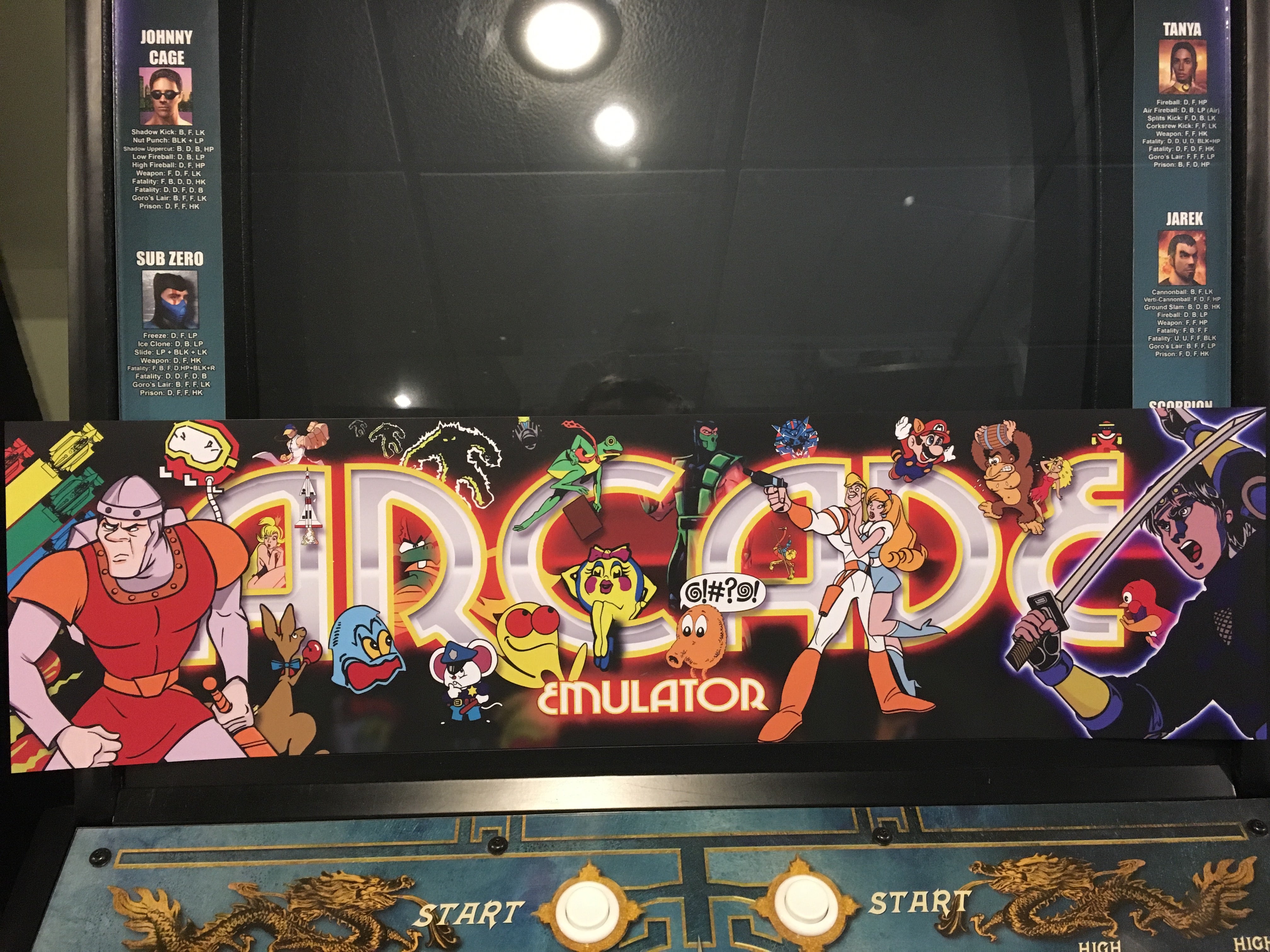Chapiteau d’émulateur d’arcade