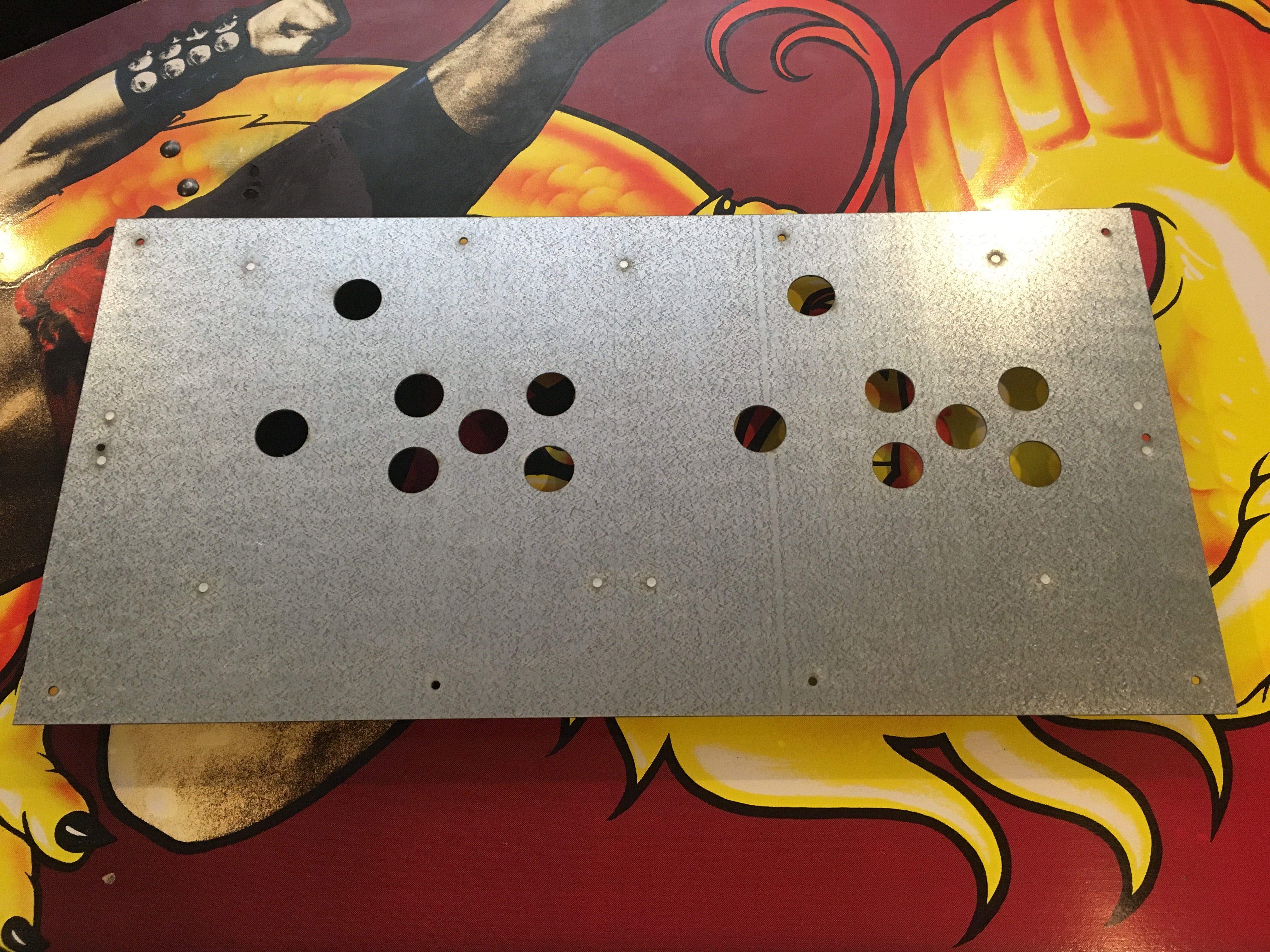 Mortal Kombat Metal Control Panel
