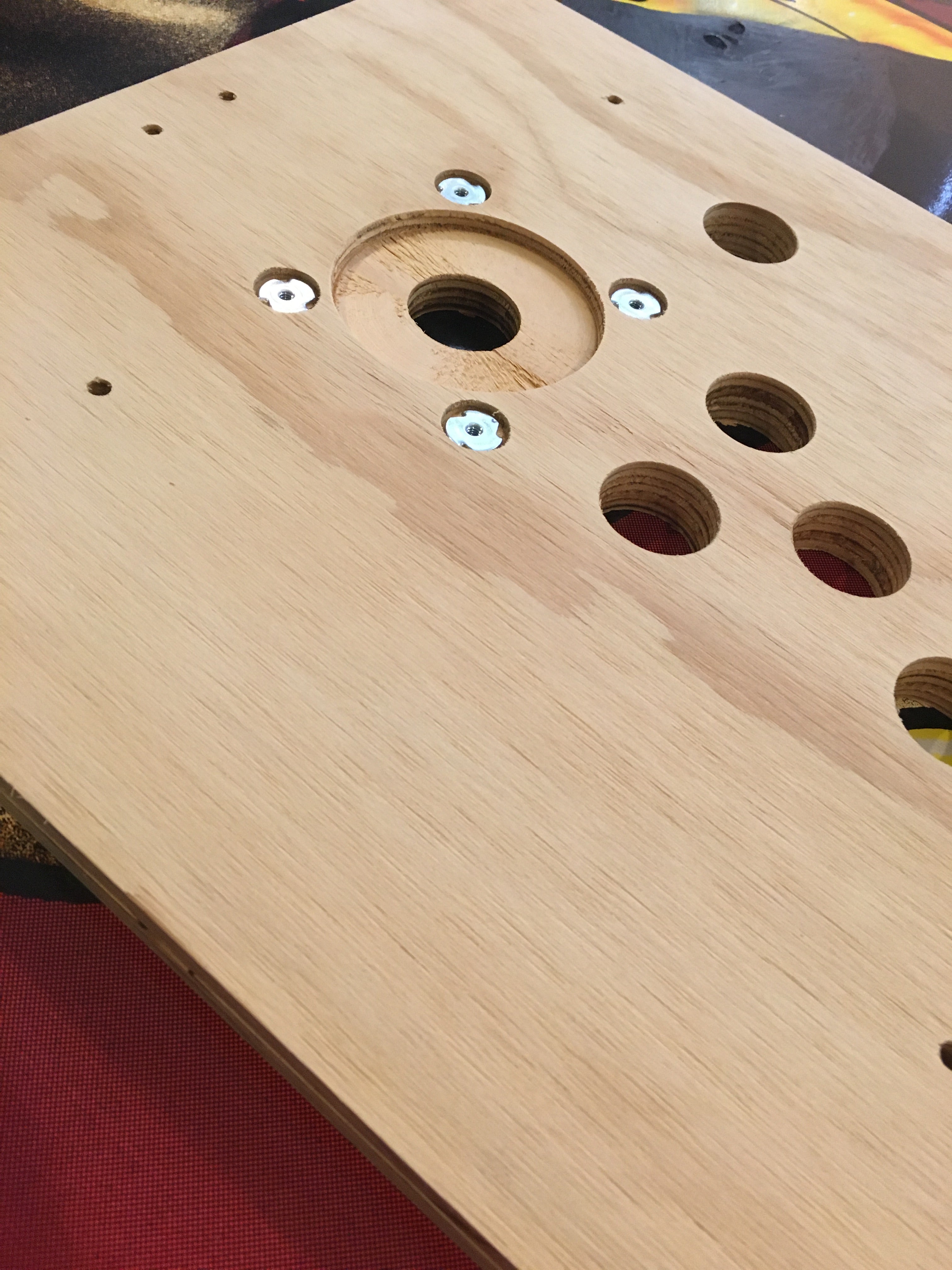 Panneau de commande en bois de Mortal Kombat