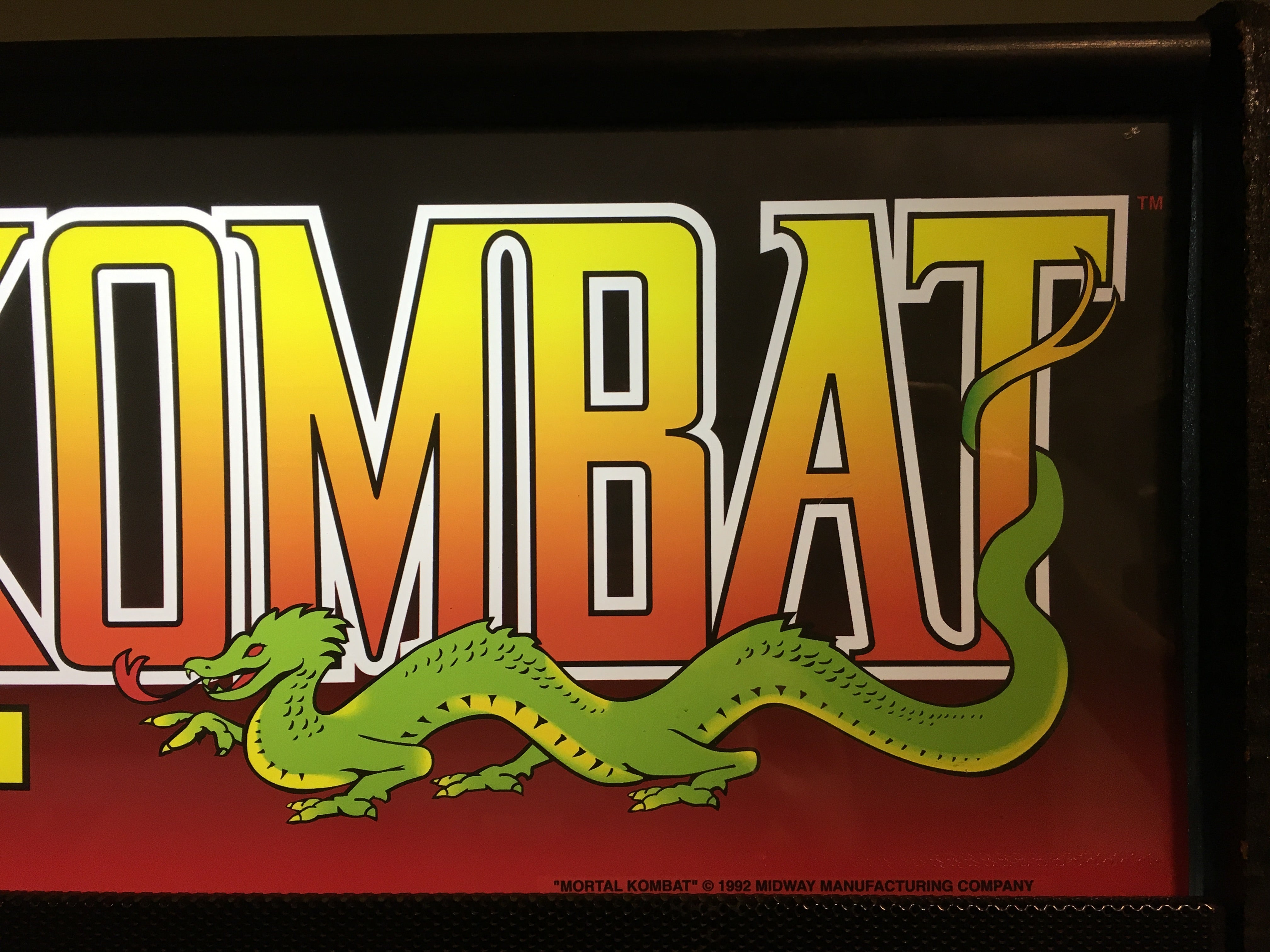 Mortal Kombat Marquee