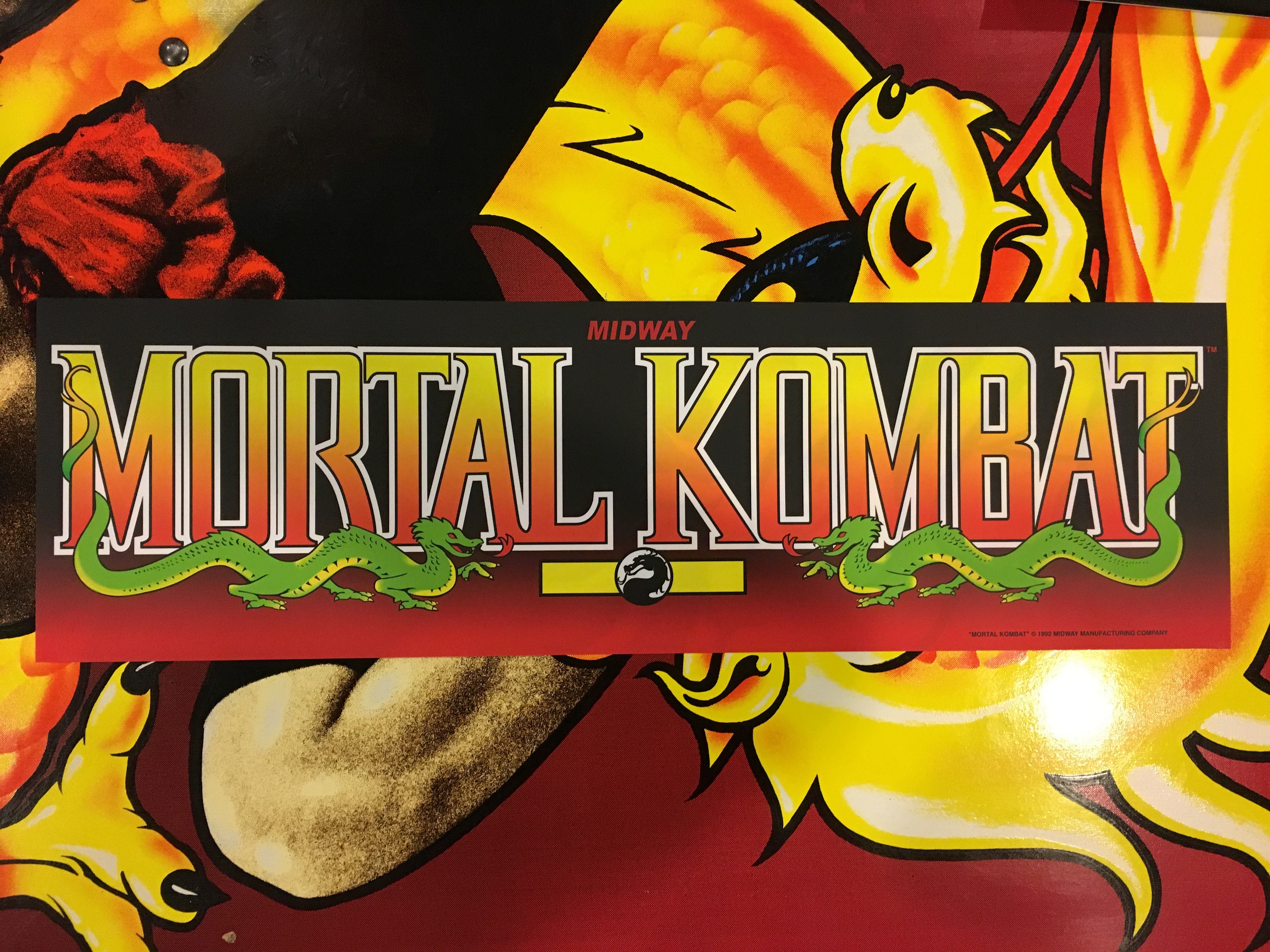 Mortal Kombat Marquee